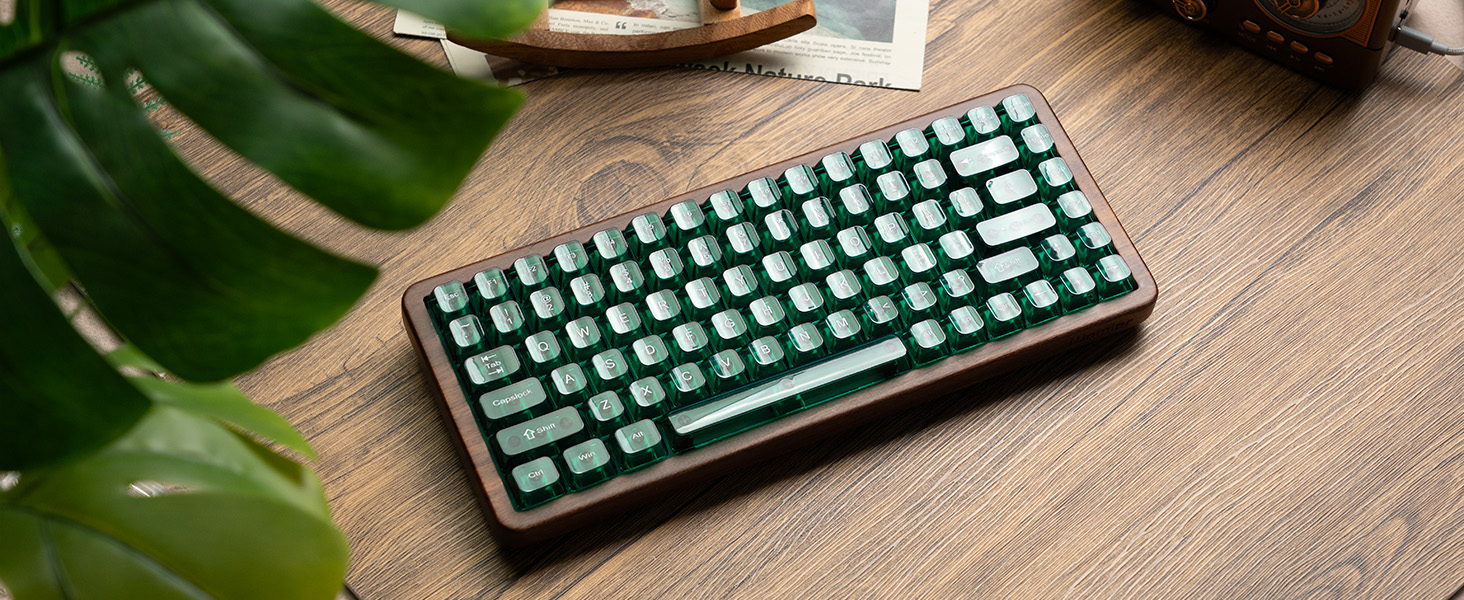 Amazon.com: Womier 75% Mechanical Keyboard Wireless with QMK/VIA