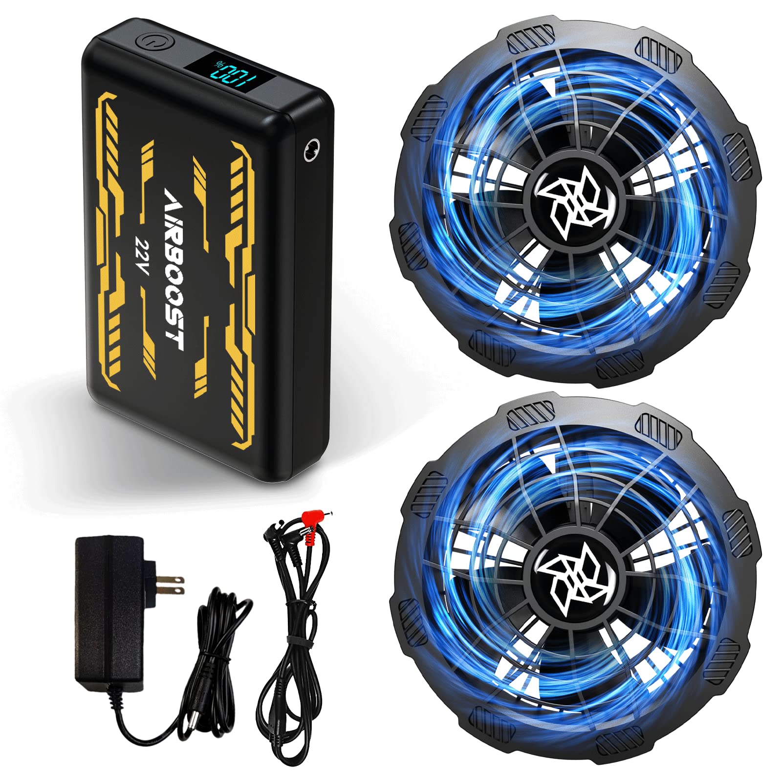 Amazon.co.jp: 【30V業界最強 30000mAh】ファンバッテリーセット