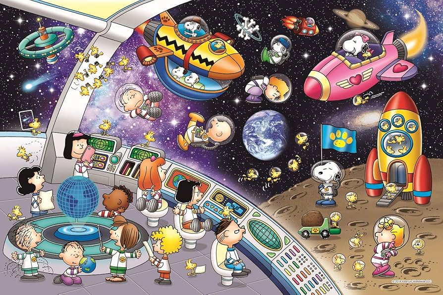 Amazon | 1000ピース ジグソーパズル PEANUTS スヌーピー スペース