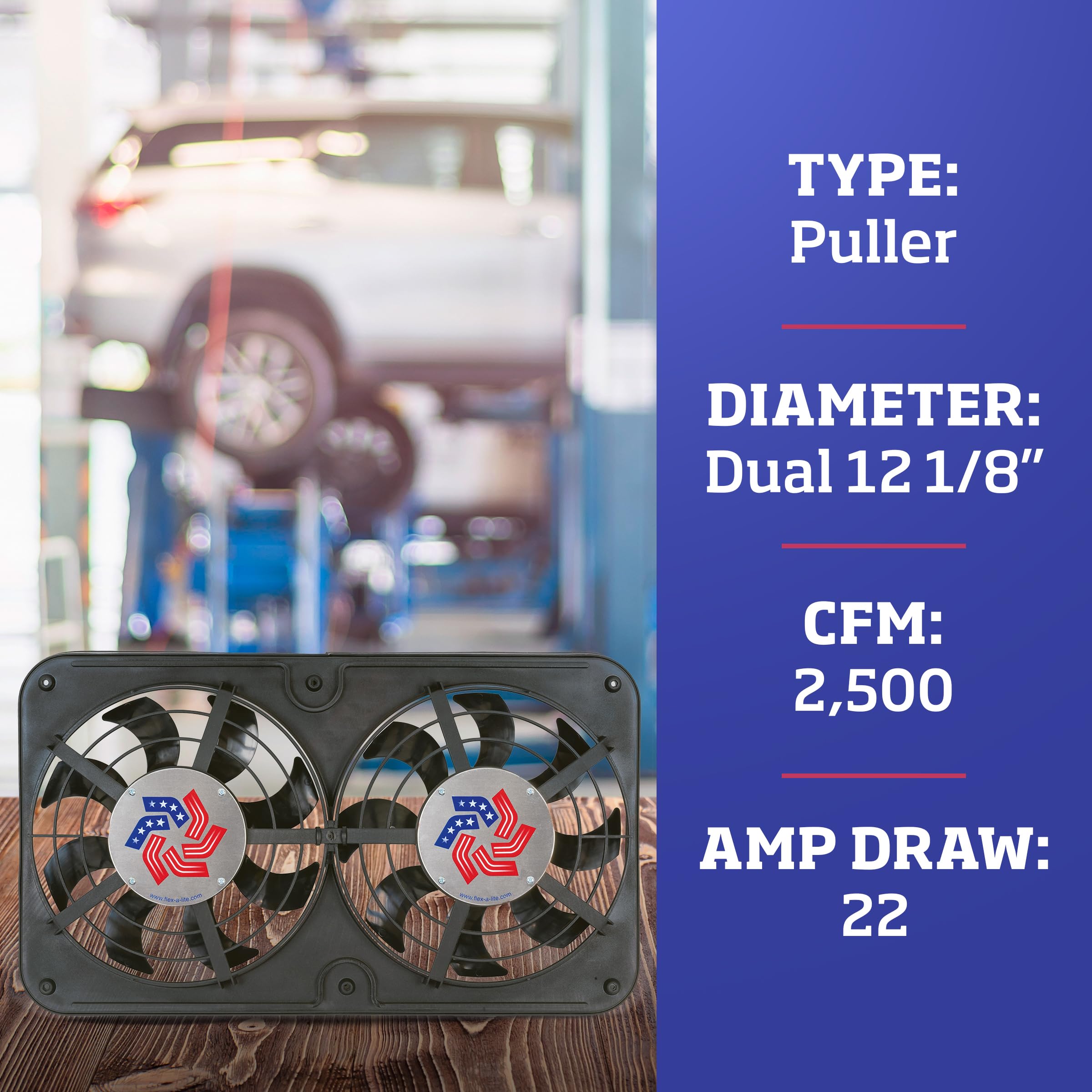 Flex A Lite ツイン電動ファンキット シボレー C/K 【公式通販】