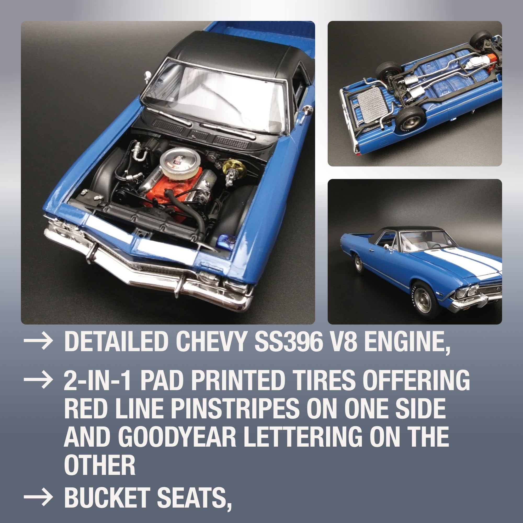 Amazon | AMT 1/25 1968 シボレー エルカミーノ SS コカ・コーラ