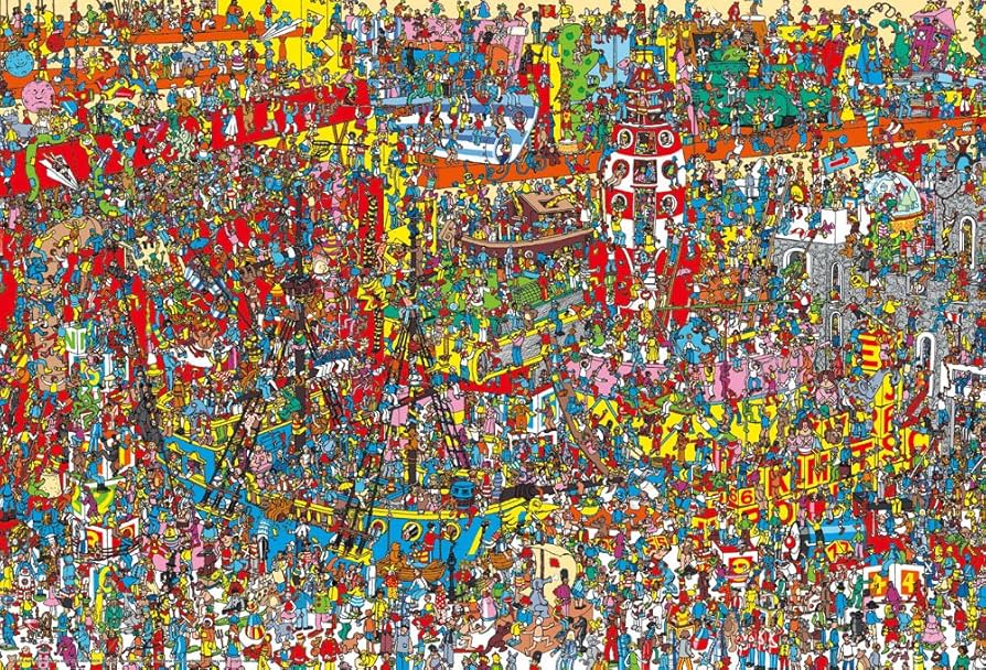 Amazon.co.jp: 1000ピース ジグソーパズル Where's Wally? おもちゃが