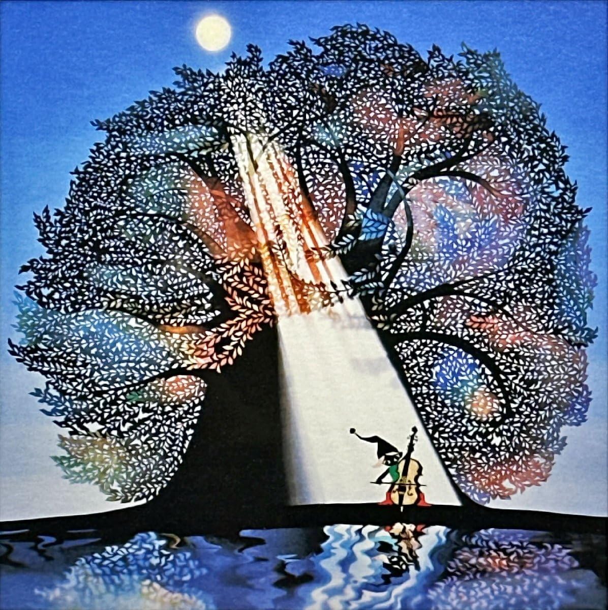 最終値下げ 藤城清治 馬が飛ぶ ダイヤモンドクスリーン 直筆サイン