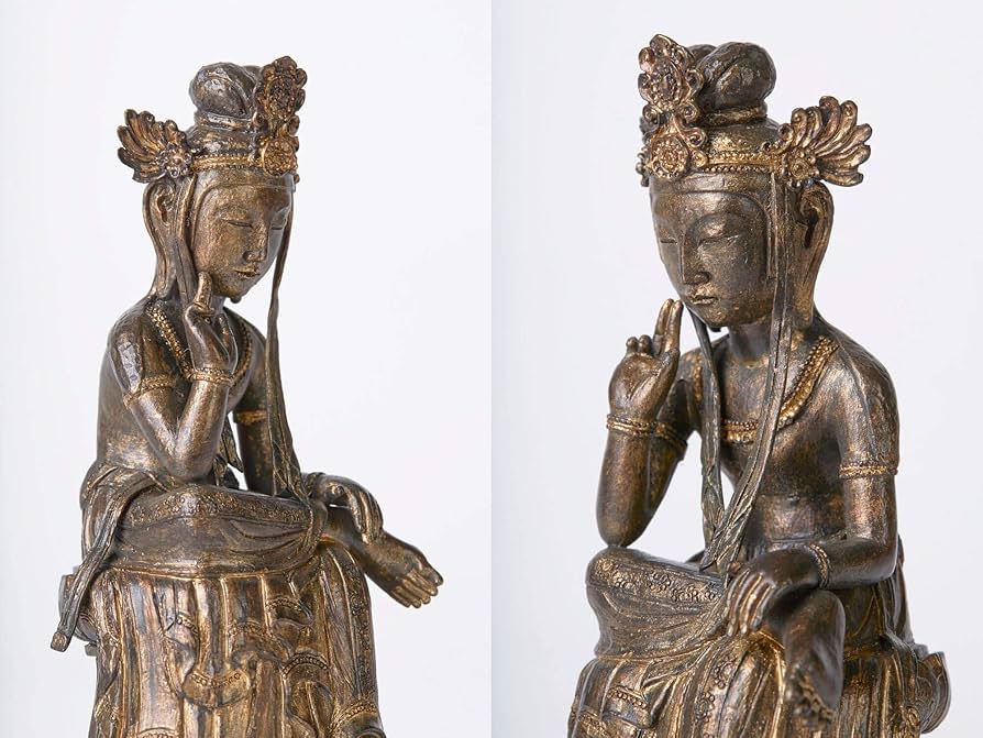 Amazon.co.jp: イスム TanaCOCORO[掌] 金銅弥勒＿仏像 フィギュア イS