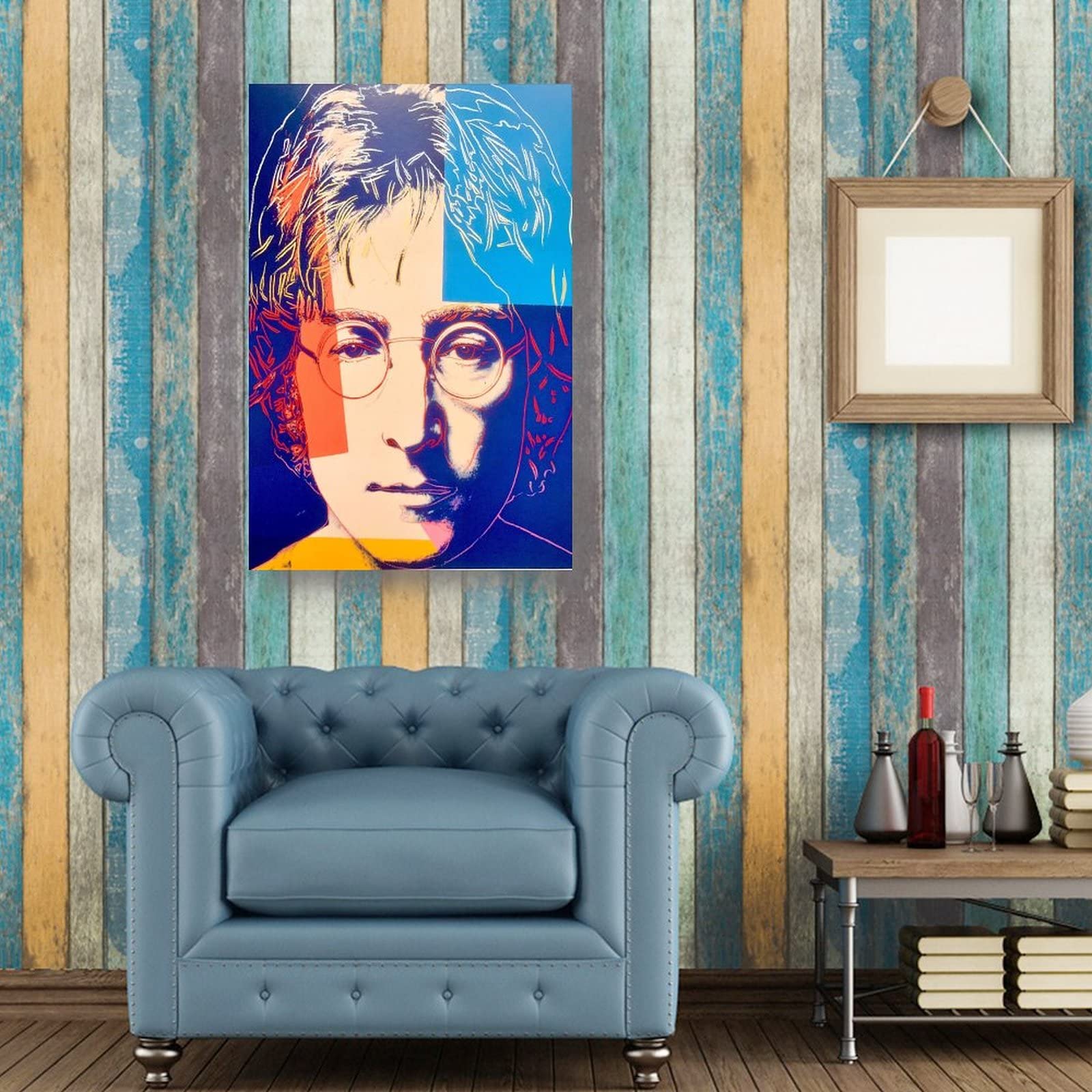 Amazon.co.jp: 画家アンディ・ウォーホル 肖像画ジョン・レノン