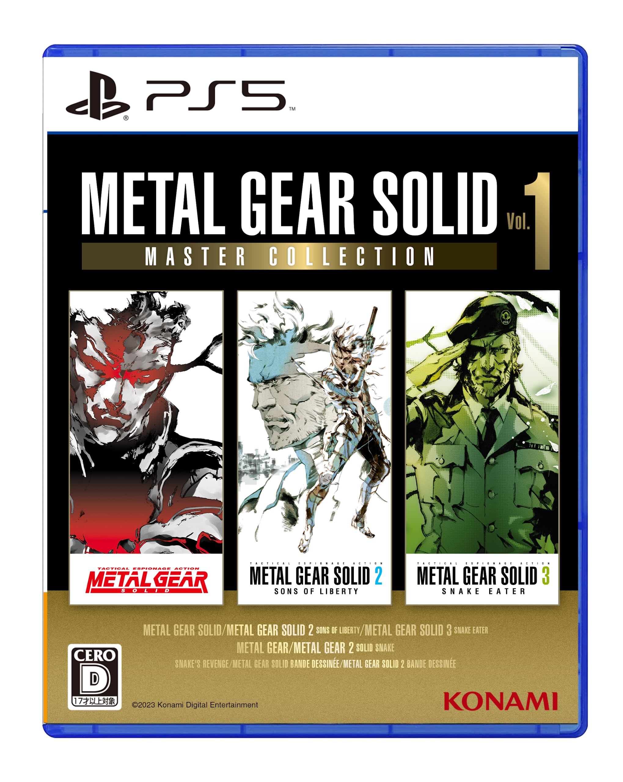 Amazon.co.jp: PS5版 METAL GEAR SOLID: MASTER COLLECTION Vol.1 : ゲーム
