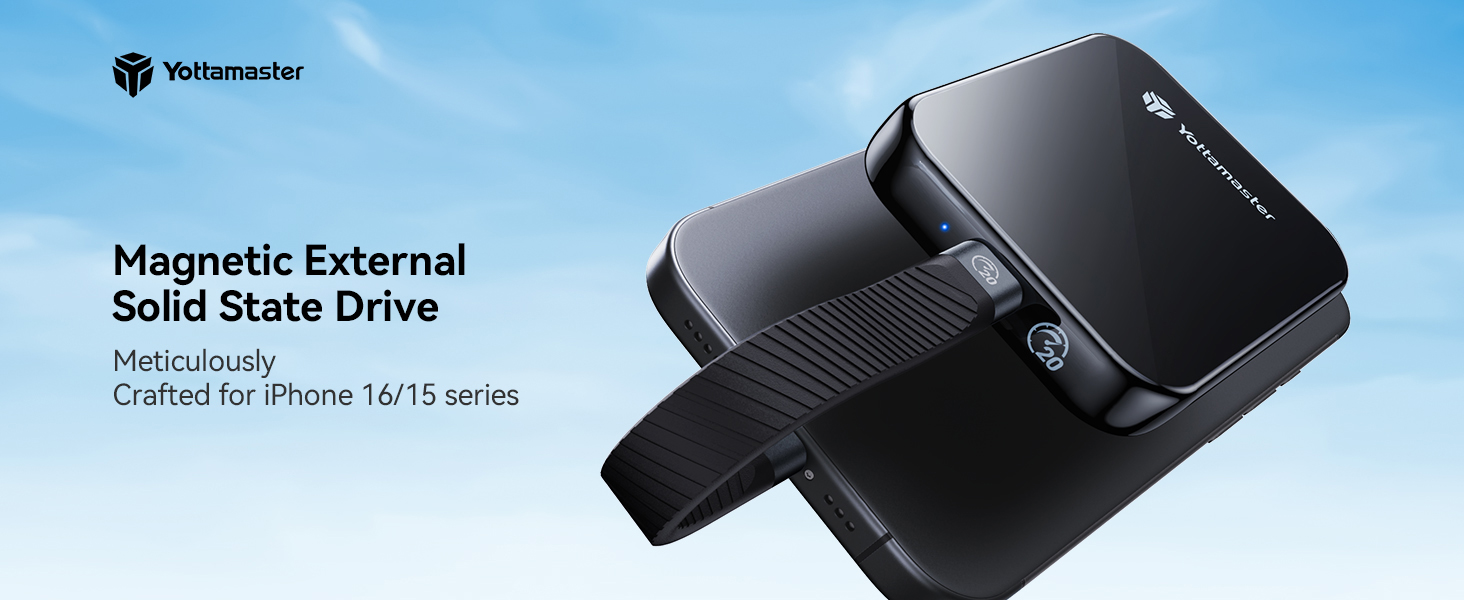 Amazon.com: Yottamaster 2TB Magnetic External SSD, Up to 2000MB/s