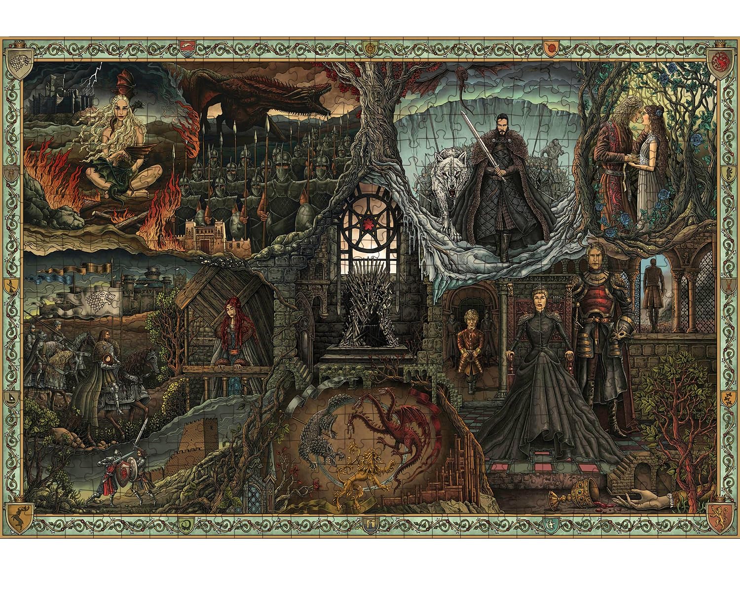 Amazon | 大人用パズル 1000ピース ゲーム・オブ・スローンズ ランダム