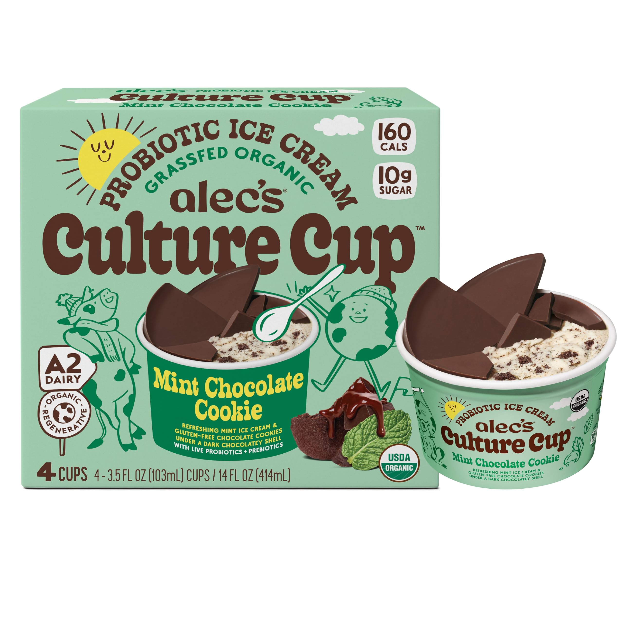 Amazon.com: Alec's CULTURE CUP™ Probiotic A2 Dairy Organic Ice