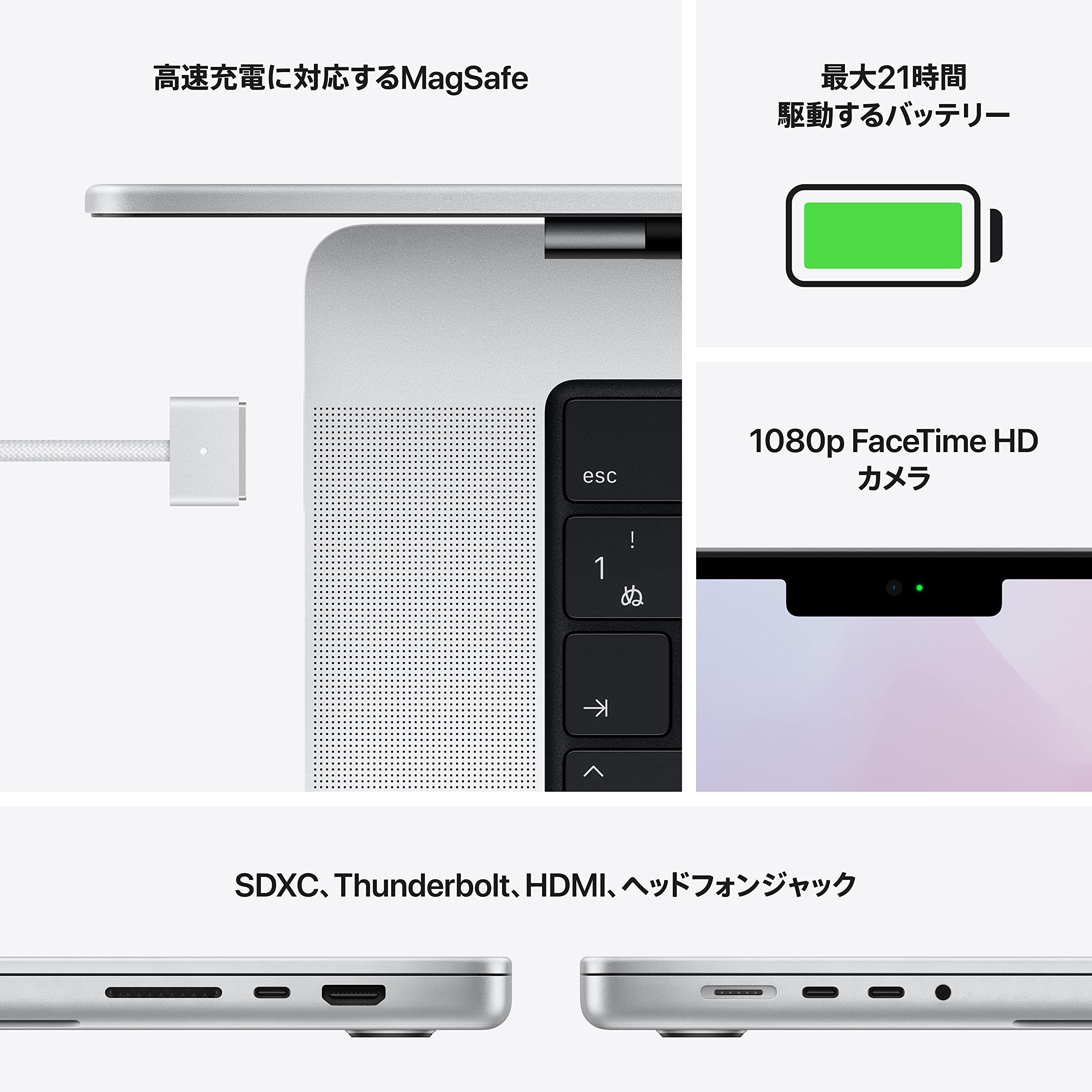 Amazon.co.jp: 【整備済み品】 Apple MacBook Pro 2021 (16インチ,16GB