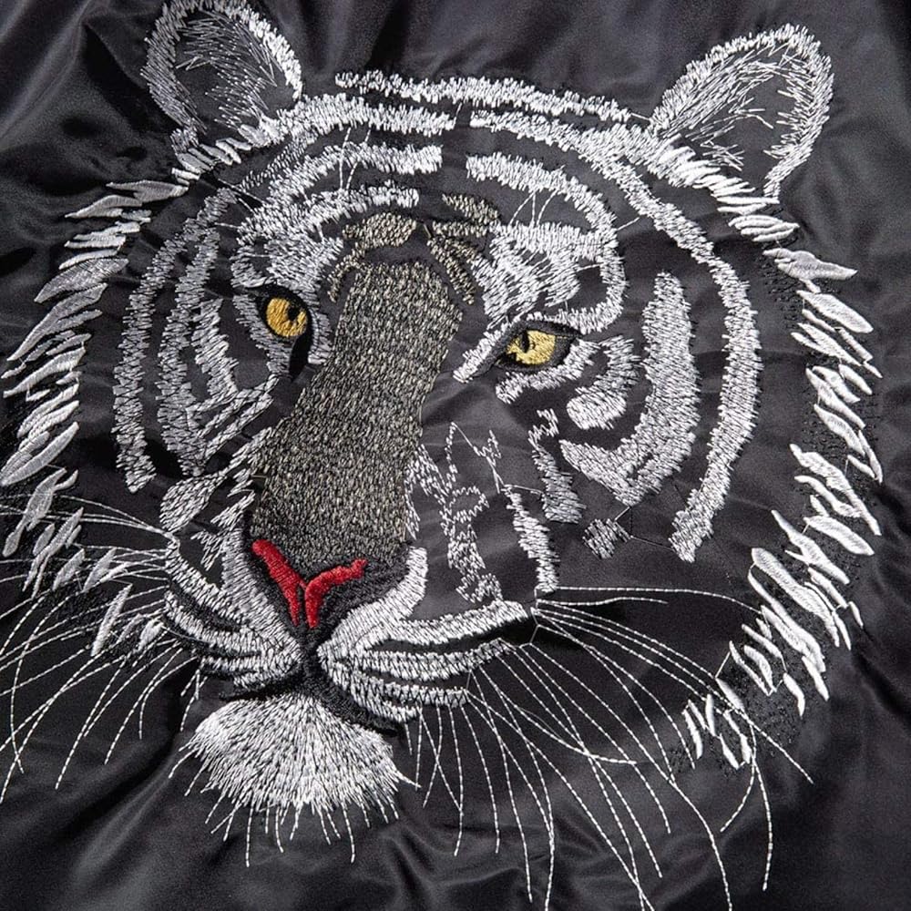 Amazon | [DOZOGU] スタジャン ジャケット メンズ スカジャン フライト