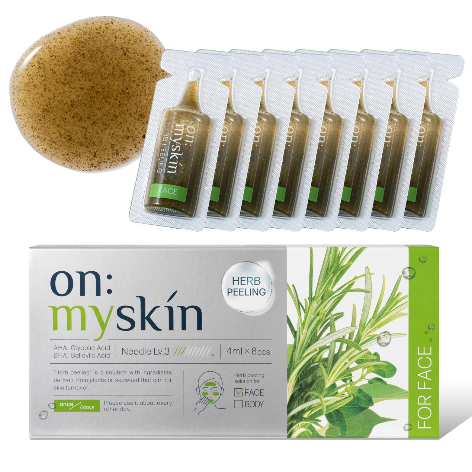 Amazon.co.jp: 【公式】on:myskin face用│自宅でハーブピーリング