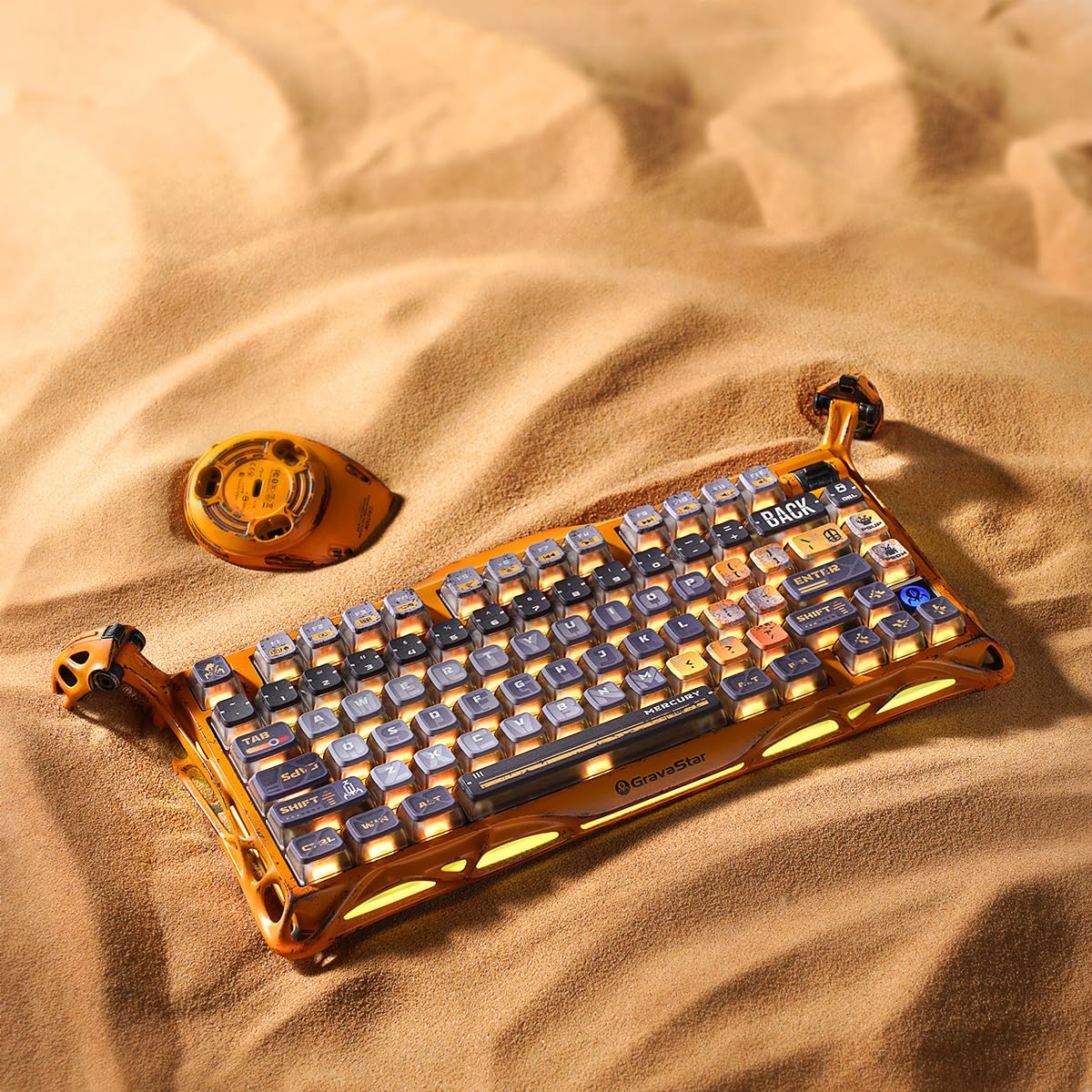 Amazon.com: GravaStar Mercury K1 Pro Wireless Mechanical Gaming