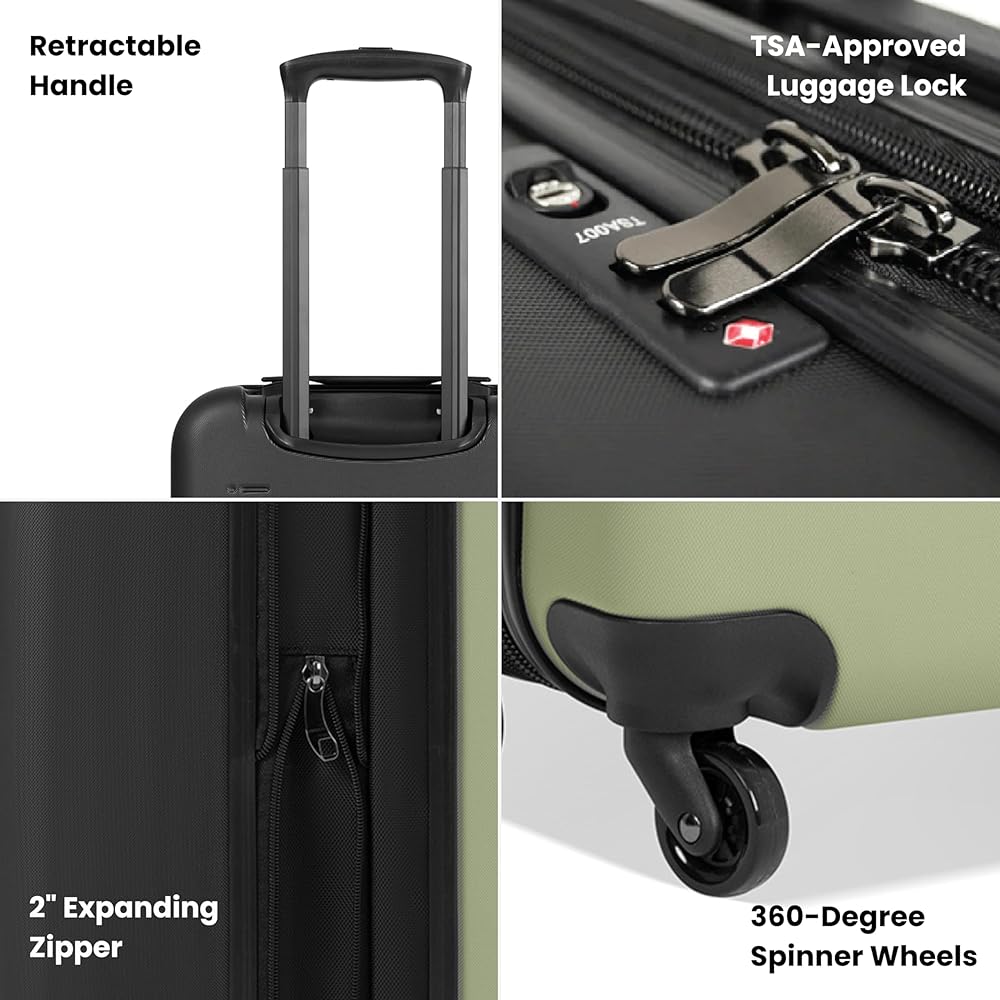 Amazon.com | Sherpani Meridian, 22 Inch Carry On Luggage Airline