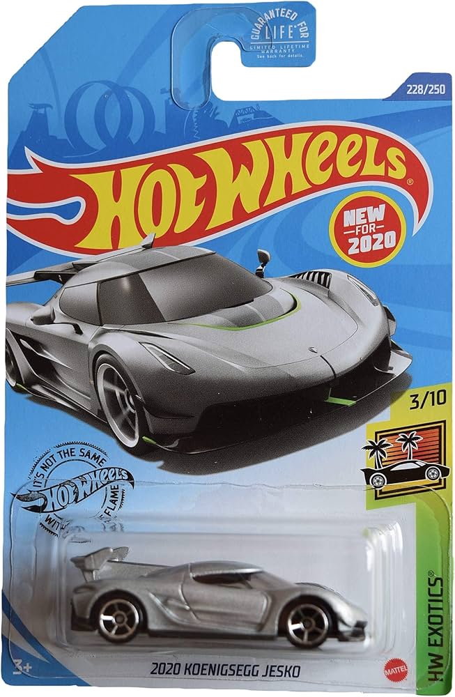 Amazon.com: Hot Wheels 2020 Koenigsegg Jesko Silver 1:64 Scale Die