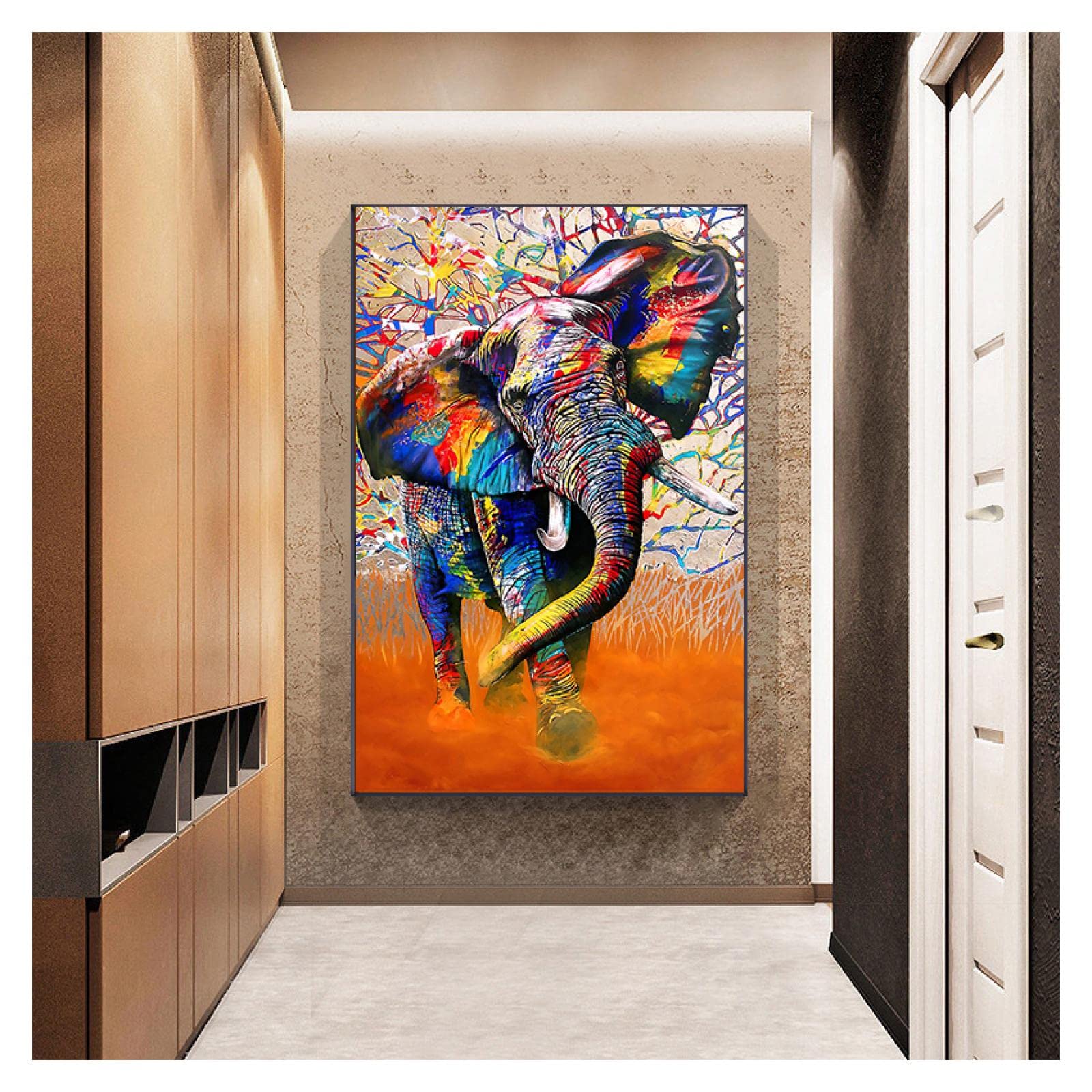 Amazon.co.jp: カラフルなグラフィティ アート 絵画 プリント ウォール