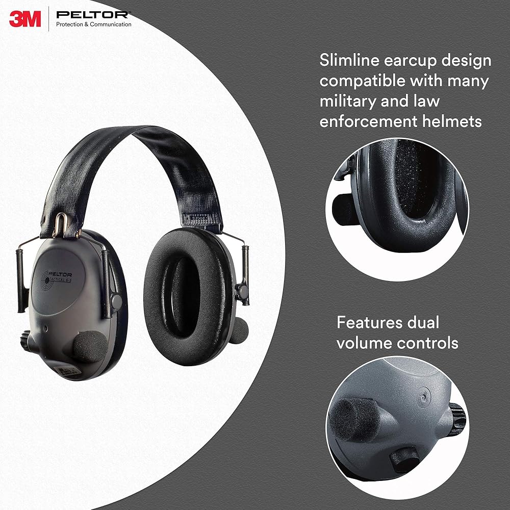 Amazon.co.jp: 3M Peltor Tactical 6-Sスリムライン電子ヘッドセット
