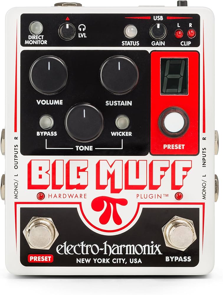Amazon.com: Electro-Harmonix Big Muff Pi® Hardware Plugin® Pedal