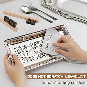 Amazon | TAKAVU 馬毛ディテールブラシセット、シルバークリーニング