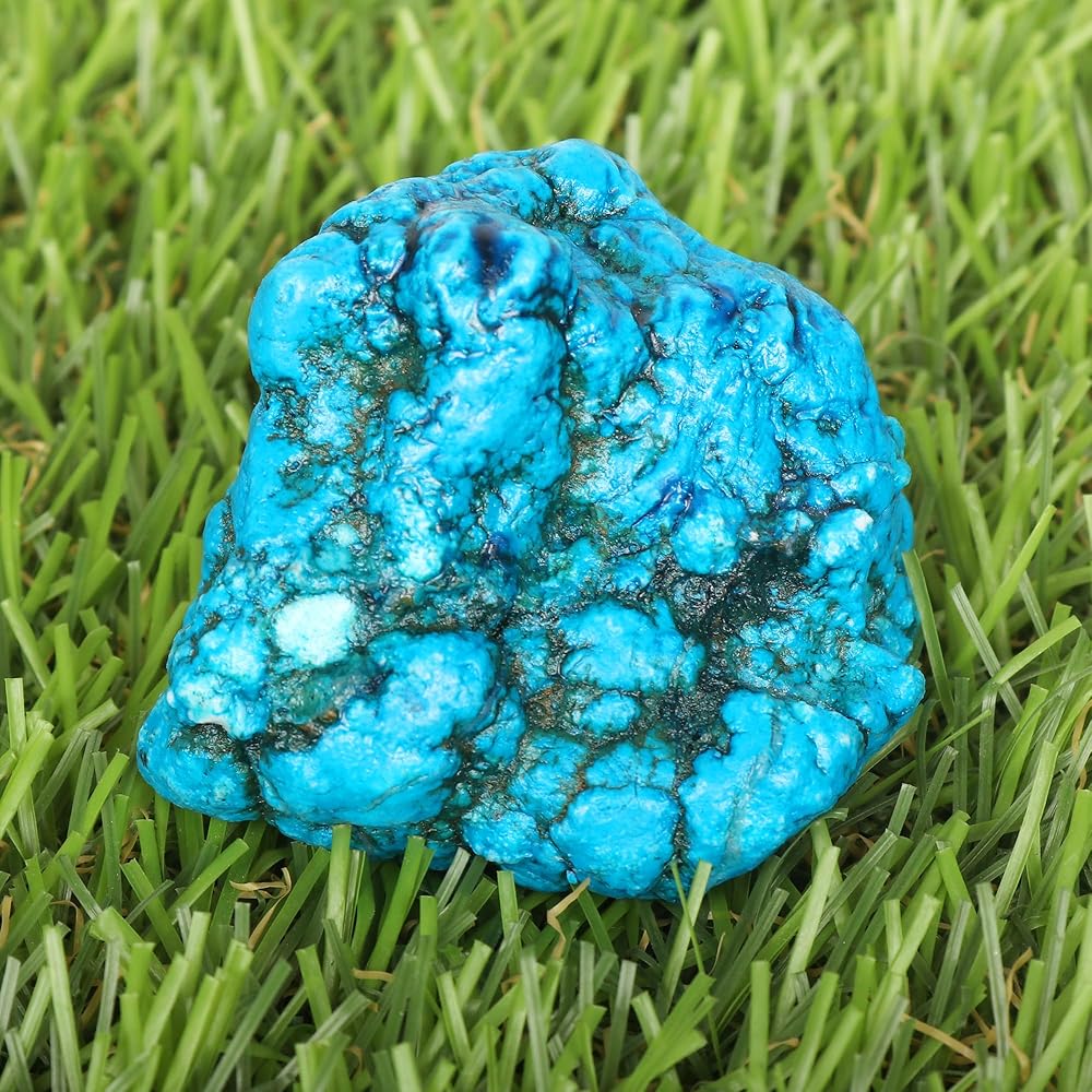 Amazon.co.jp: EGL認定 天然ブルーターコイズ 美しい宝石 ラフ146.50