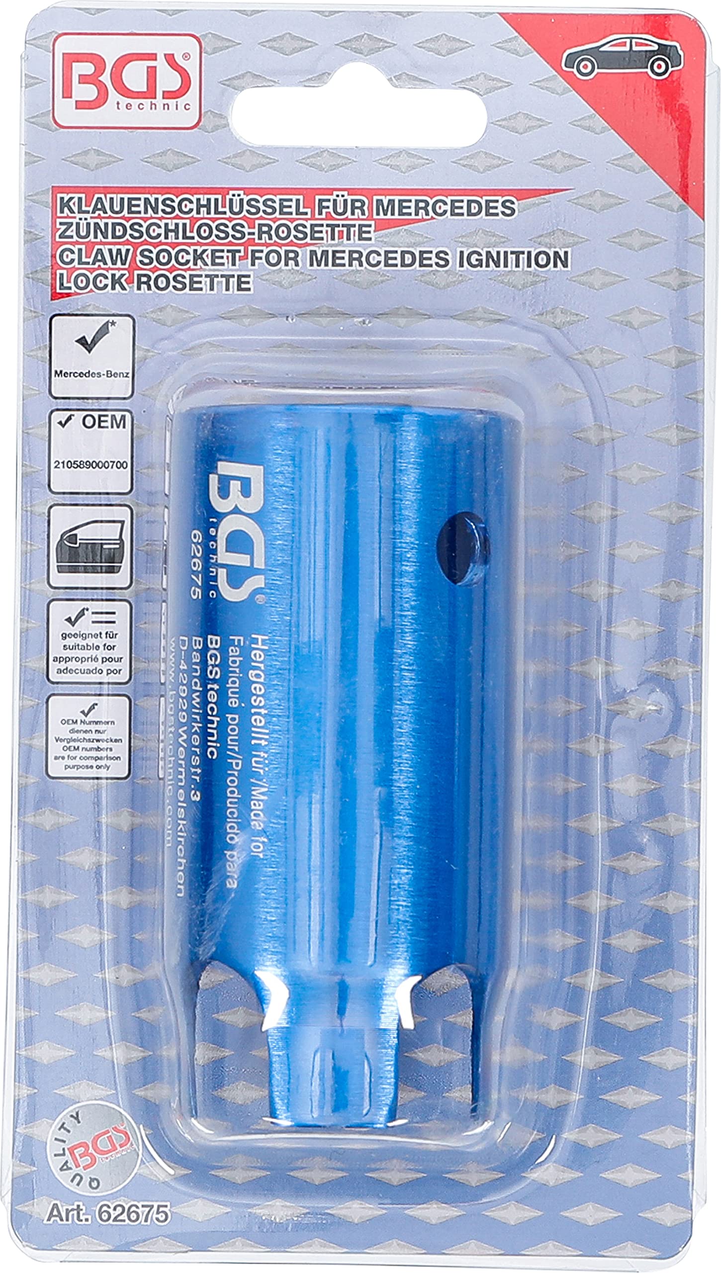 Amazon.com: BGS 62675 | Claw Socket for Mercedes Ignition Lock
