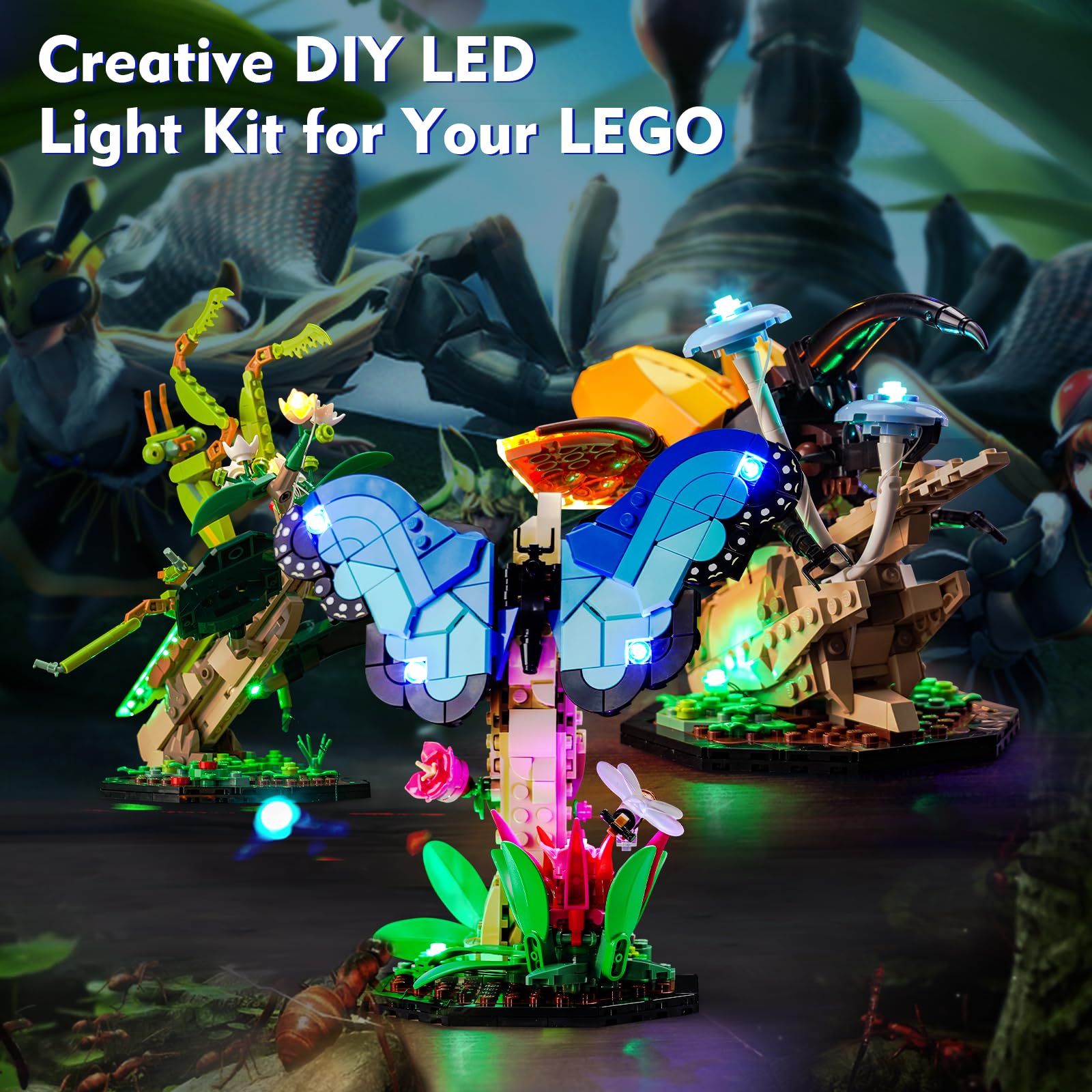 Amazon.com: LocoLee LED Light Kit for Lego The Insect Collection
