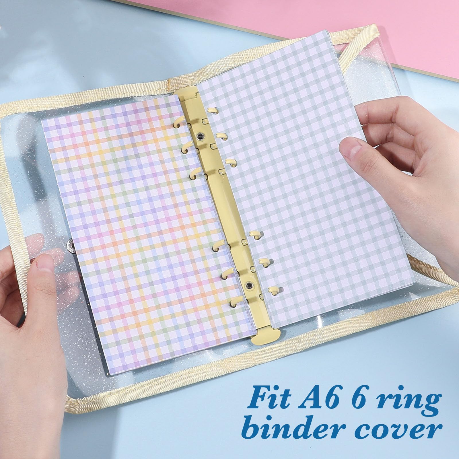 Amazon.co.jp: A6リフィル用紙 バインダー用 200枚/400ページ 6穴