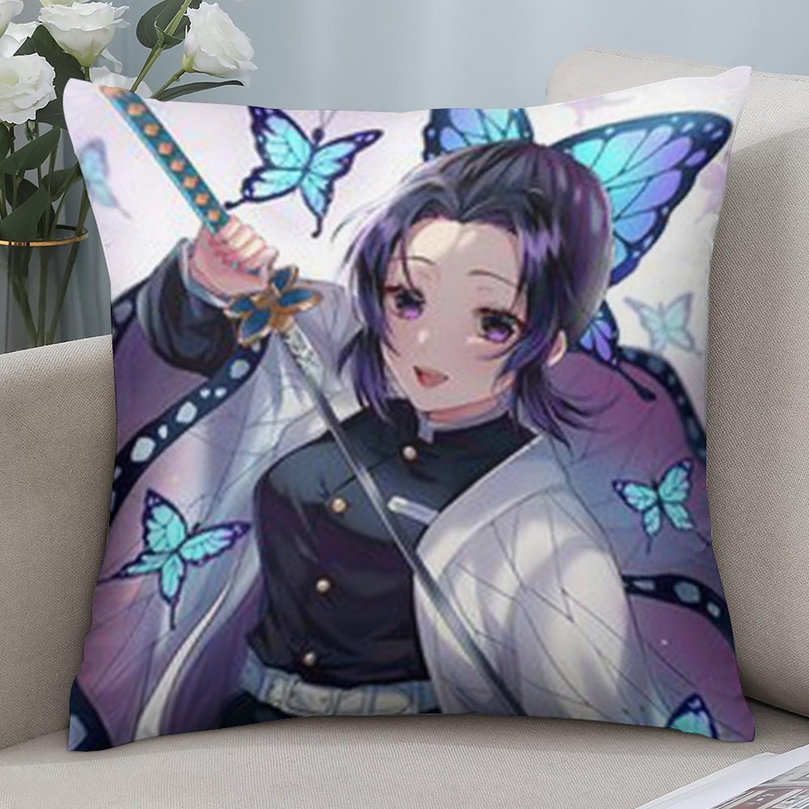 Amazon｜あいのにじょ 鬼滅の刃 胡蝶しのぶ2 (8) 抱き枕カバー