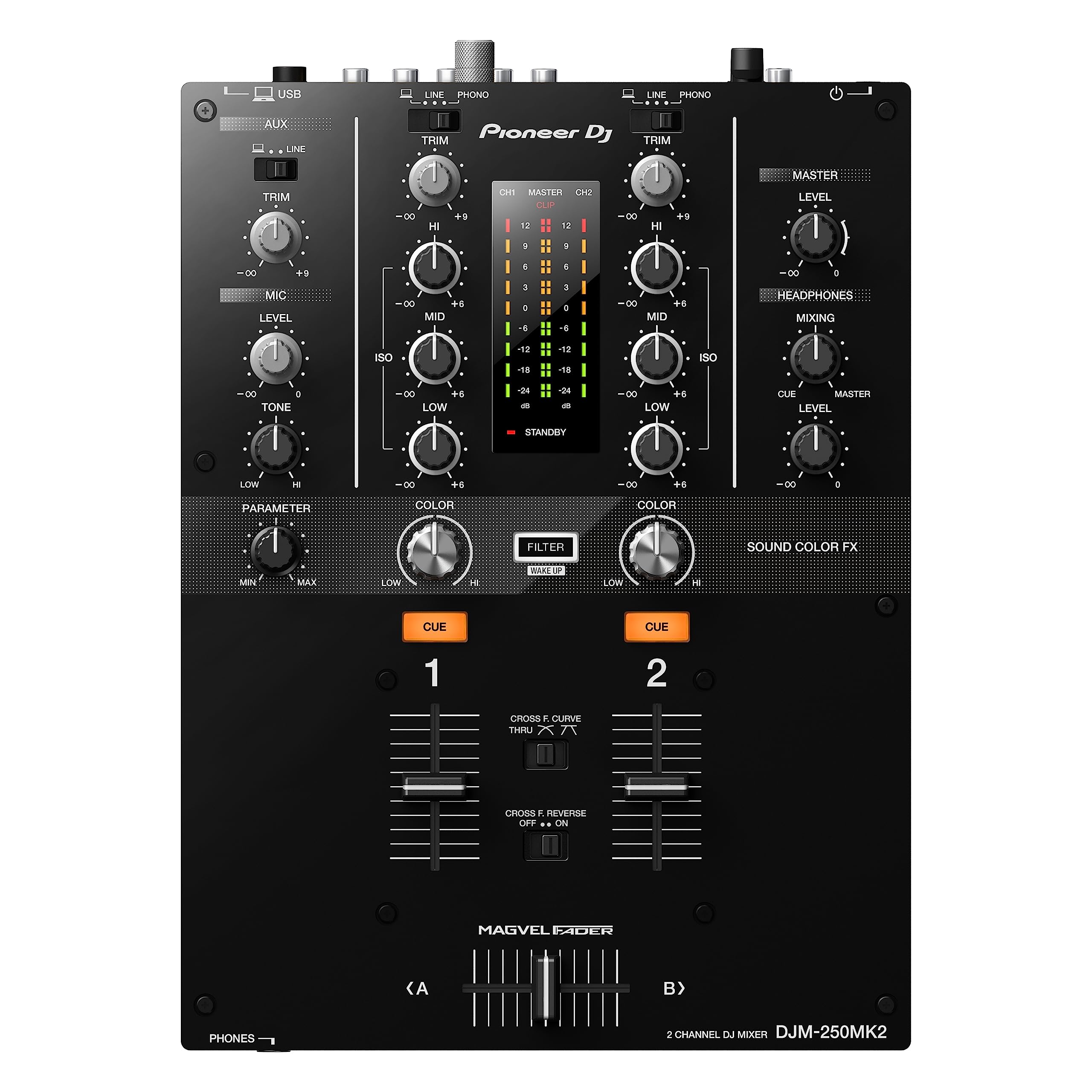 Pioneer DJ DJ Mixer (DJM250MK2) : Amazon.ca: Musical Instruments
