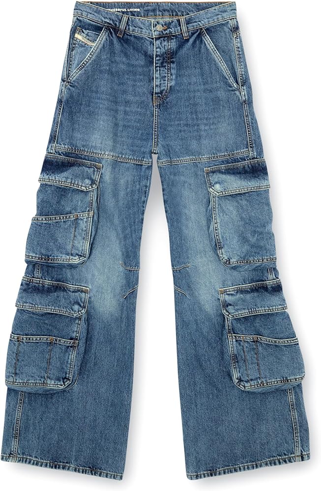 Amazon.co.jp: [Diesel] [ディーゼル] レディース デニム カーゴパンツ