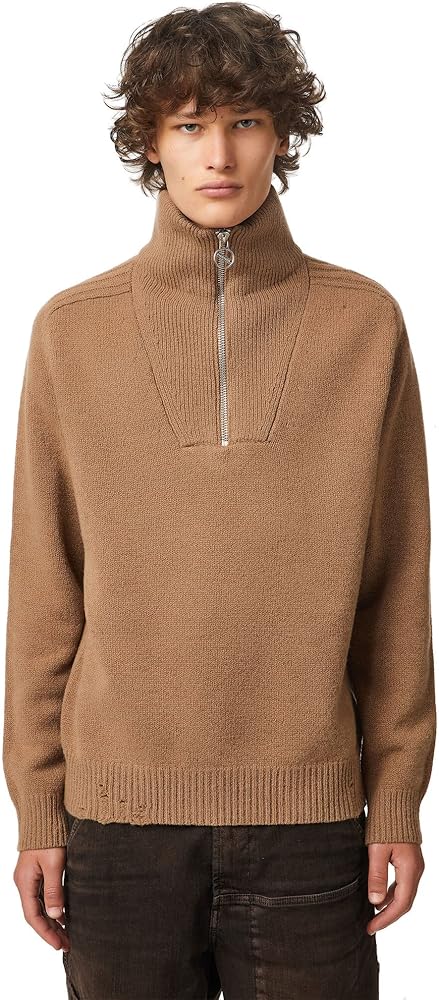 Amazon | [Diesel] (ディーゼル) メンズ ニット タートル ハーフジップ