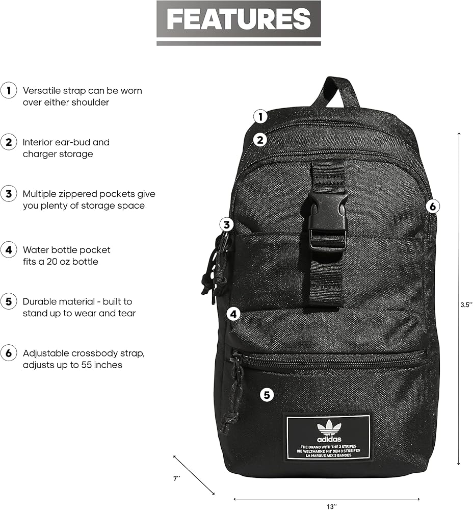 Amazon.co.jp: adidas Originals ユーティリティスリングバッグ 3.0