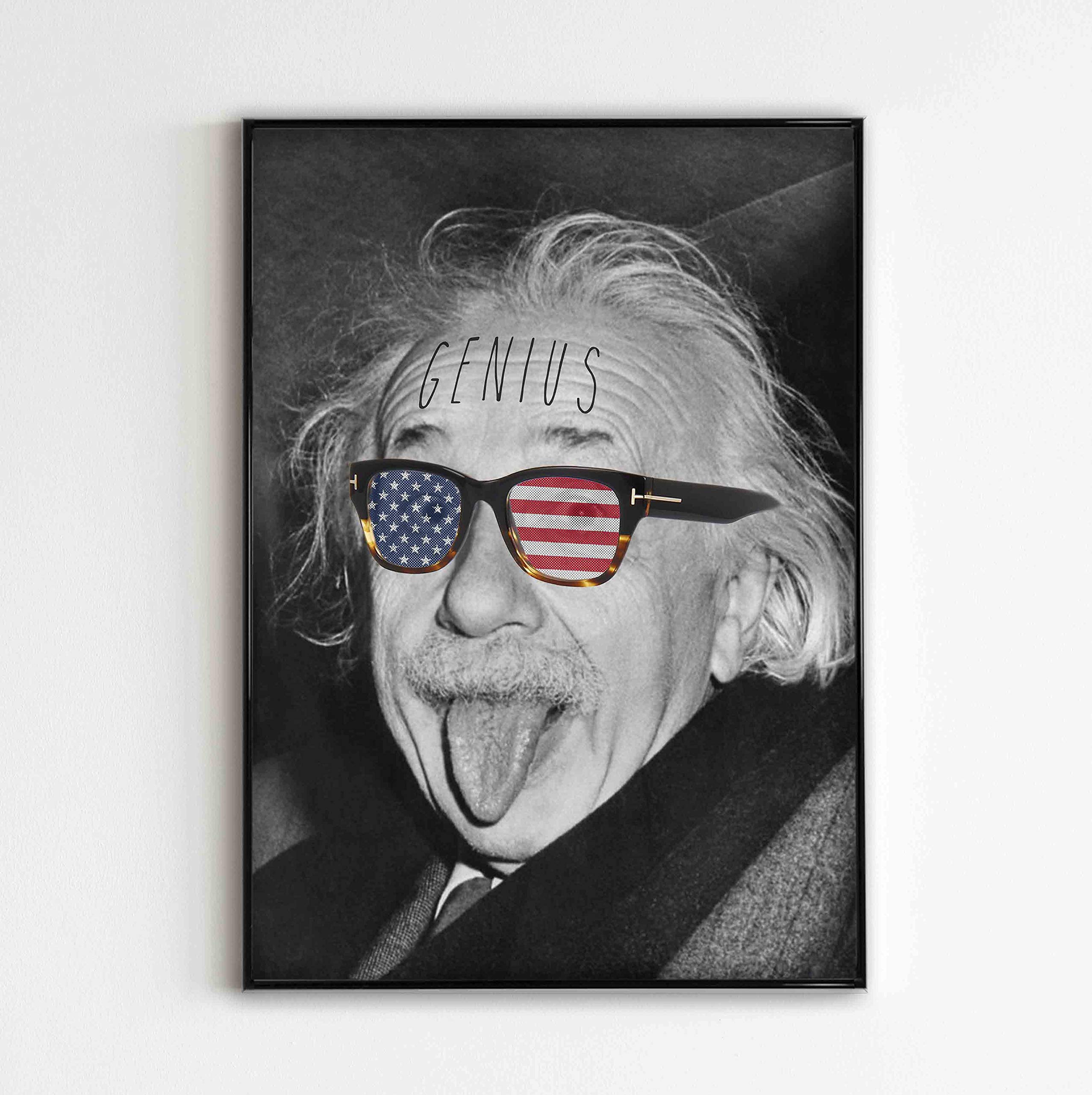 Amazon.co.jp: アインシュタイン ポップ アート ポスター インテリア