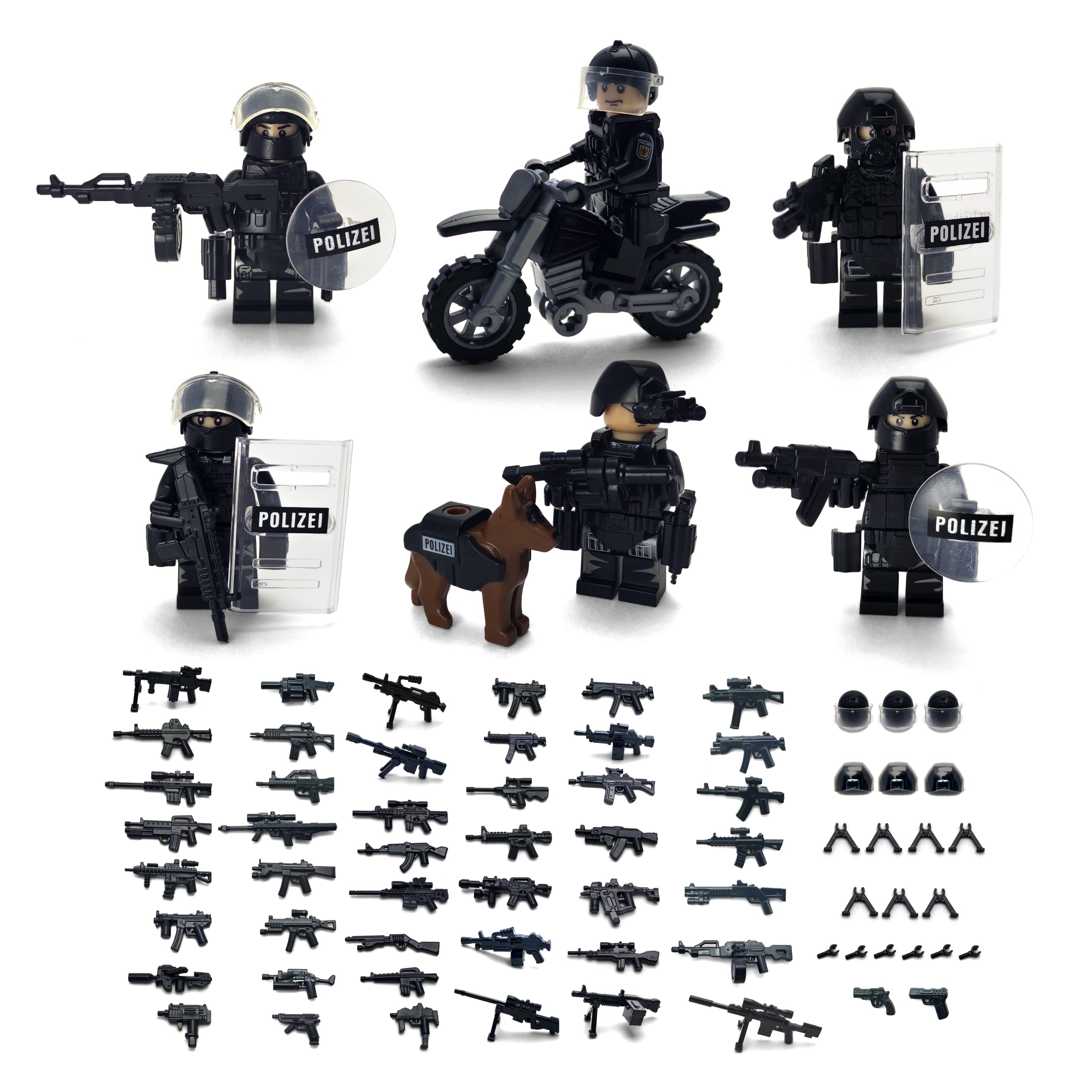 Amazon.co.jp: Toysvill SWAT ミリタリーポリス ビルディングブロック