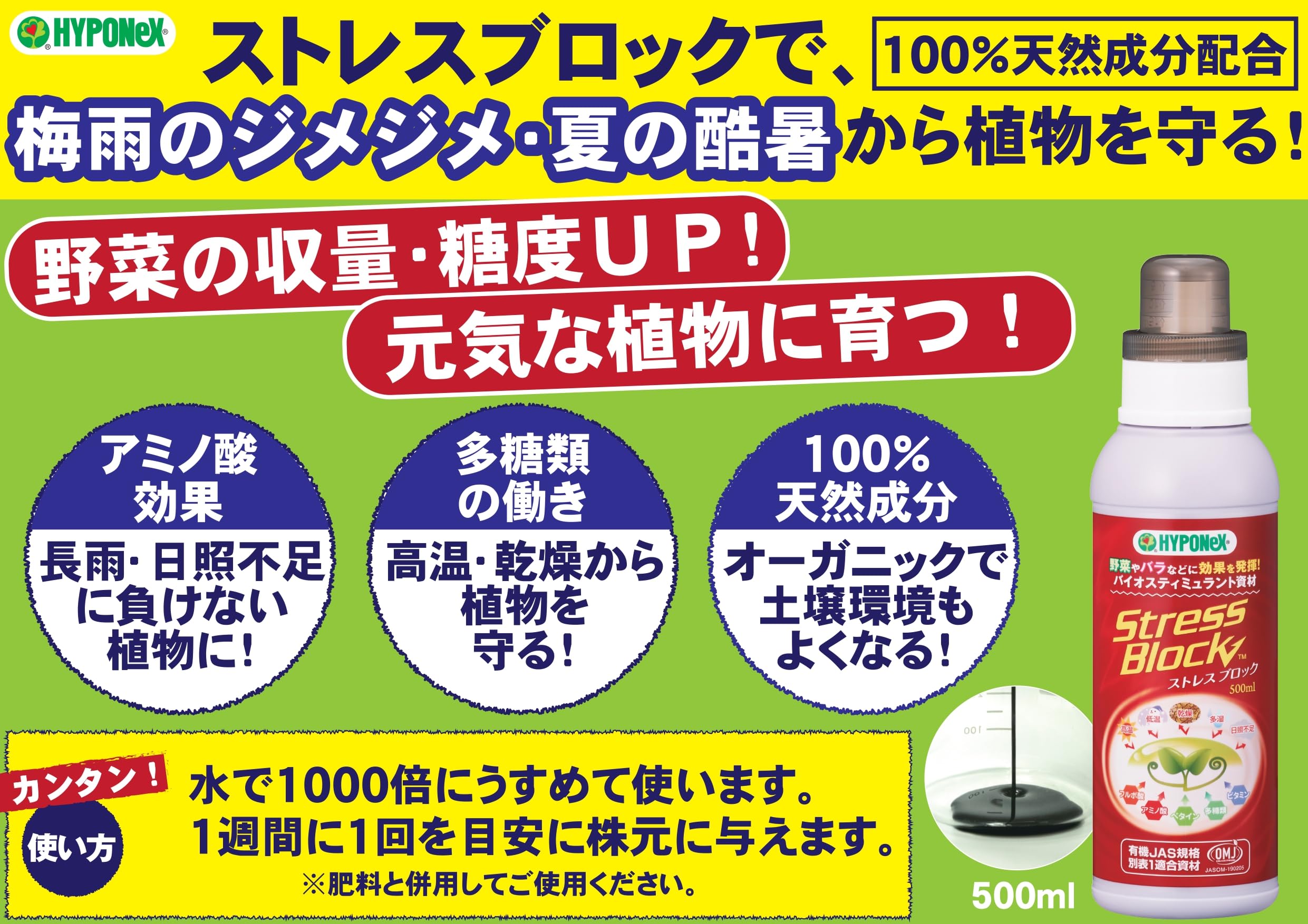 Amazon | ハイポネックスジャパン(HYPONeX JAPAN) 肥料 ストレス