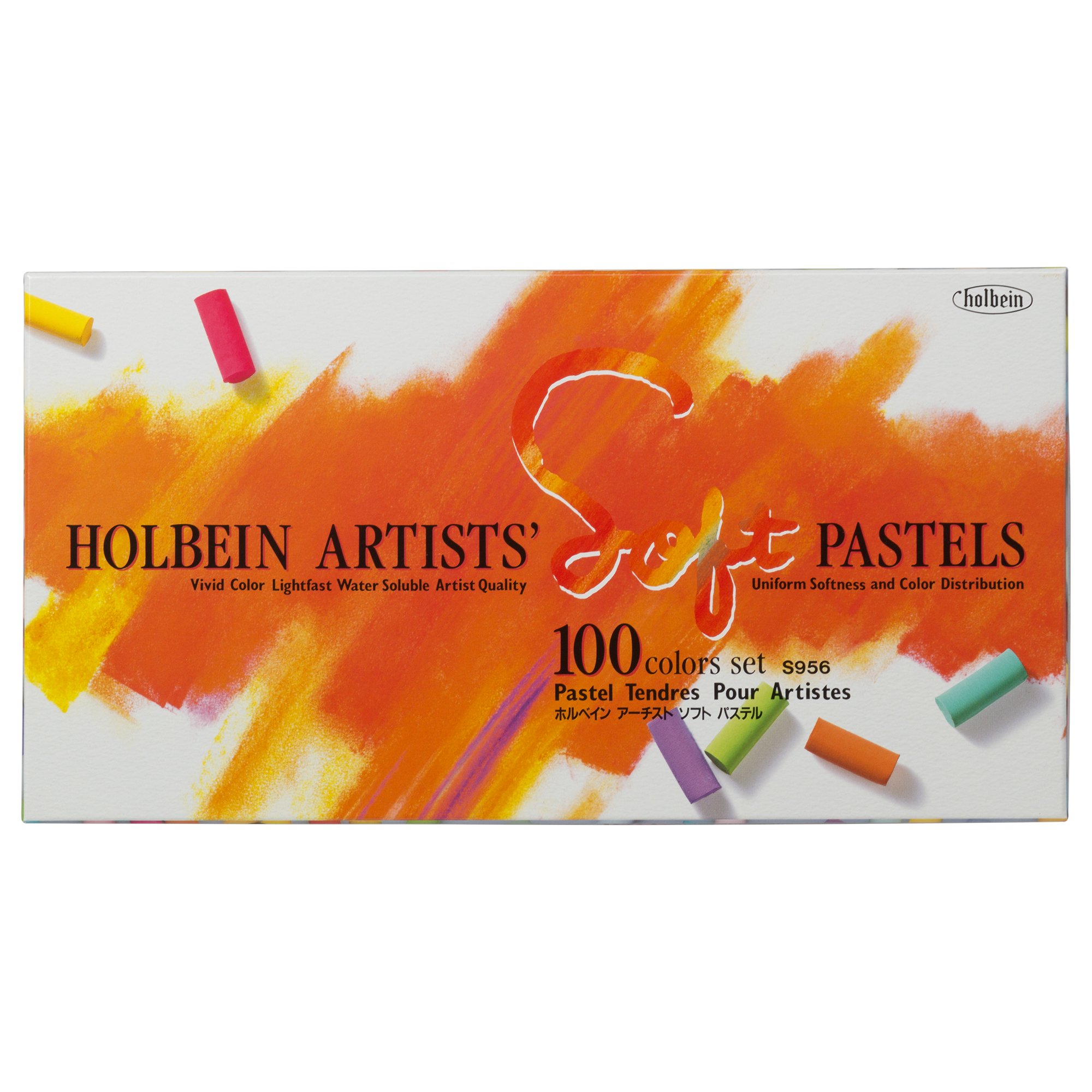 Amazon | ホルベイン ソフトパステル S956 100色セット 09956