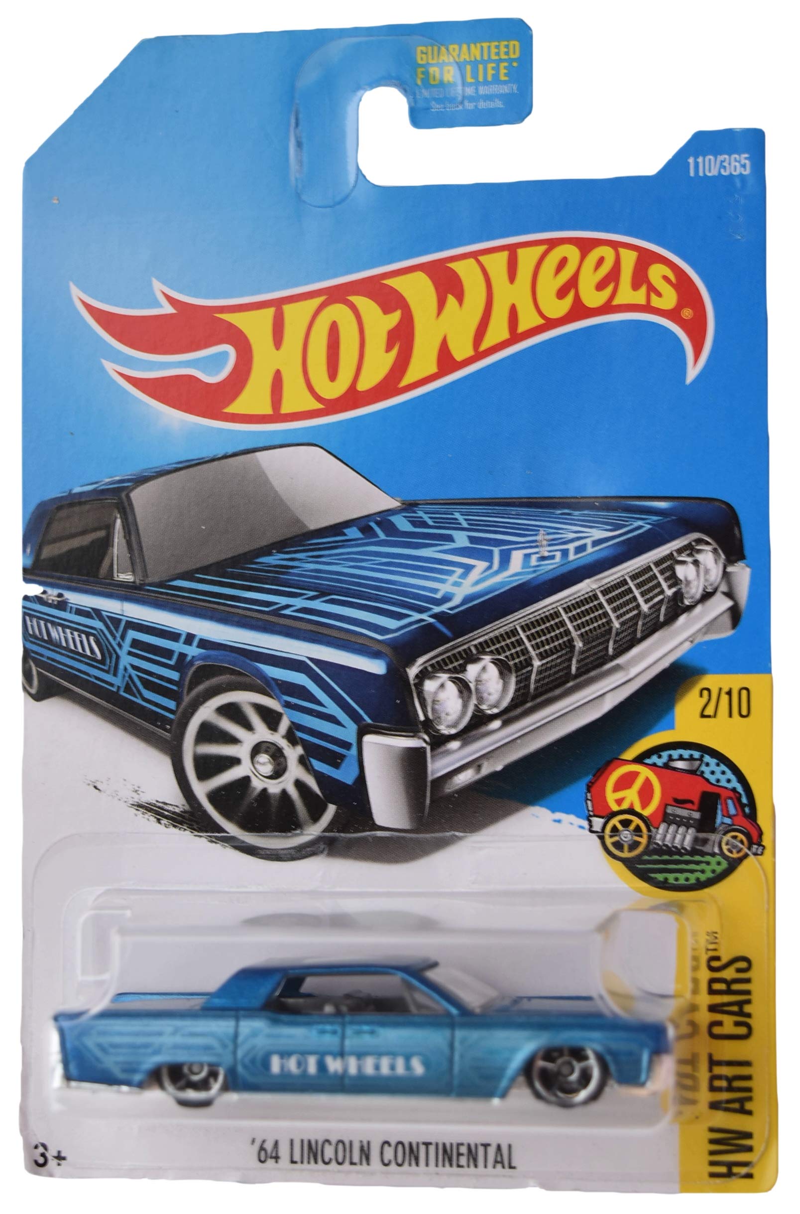 Amazon.com: Hot Wheels Art Cars 2/10 '64 Lincoln Continental 110