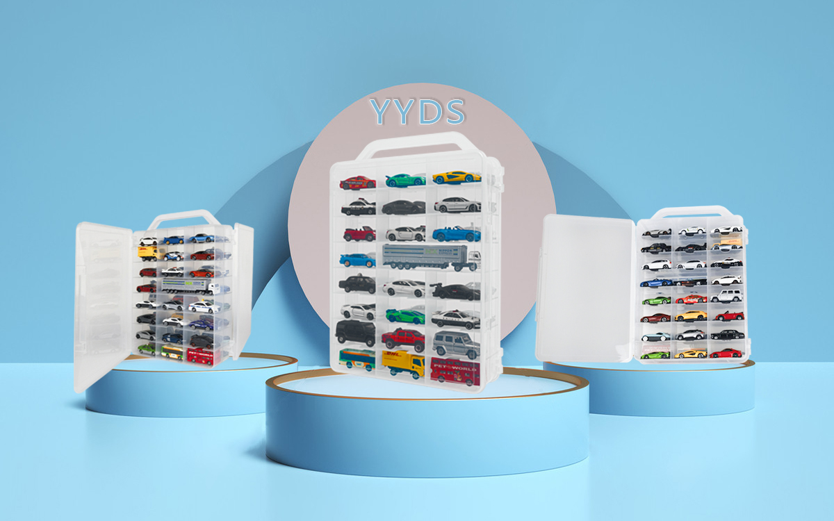 Amazon.com: YYDS 48-Car Storage Case with Handle, Double-Sided