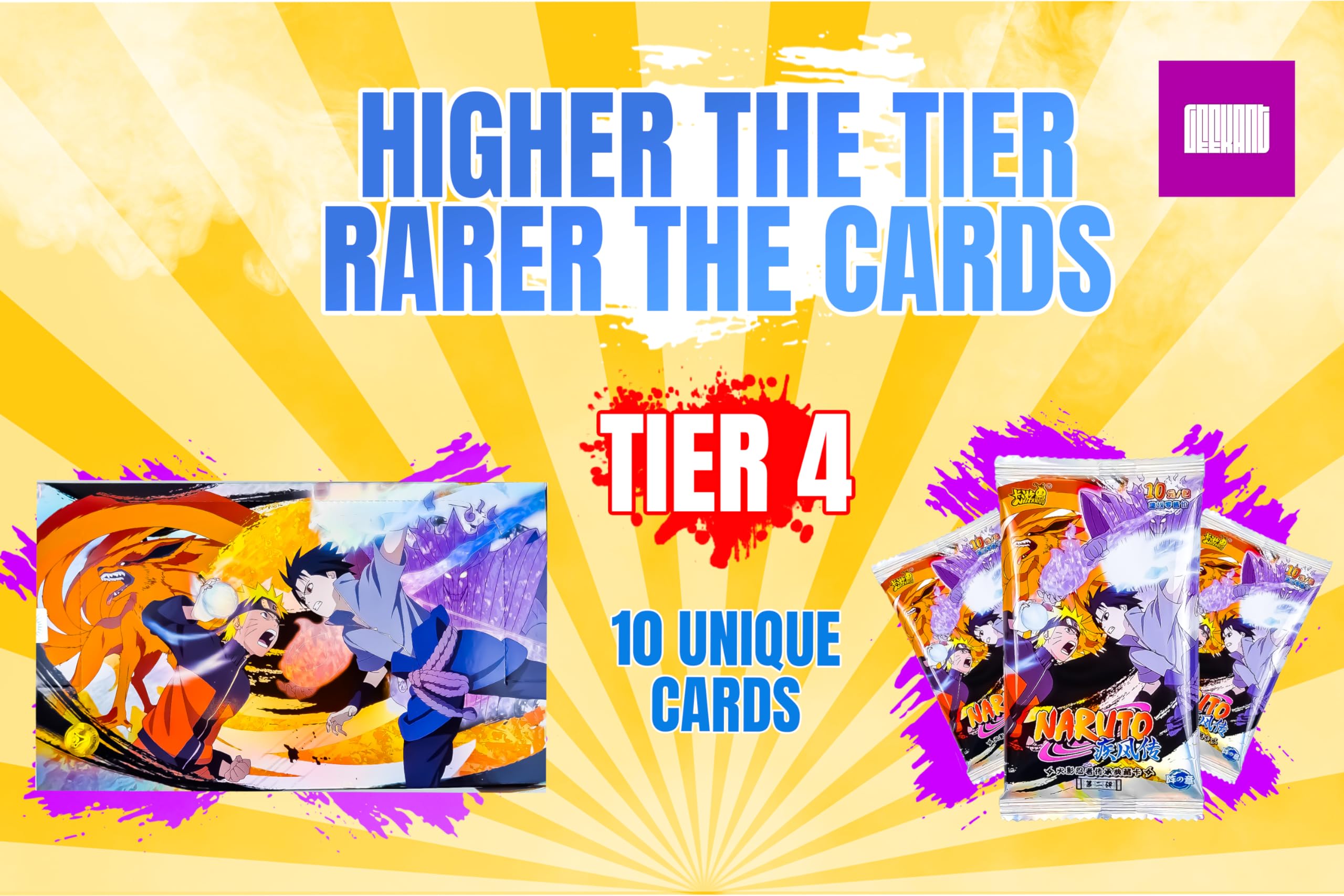 Amazon.co.jp: GEEKANT ブースターカードボックス - ナルトカードに