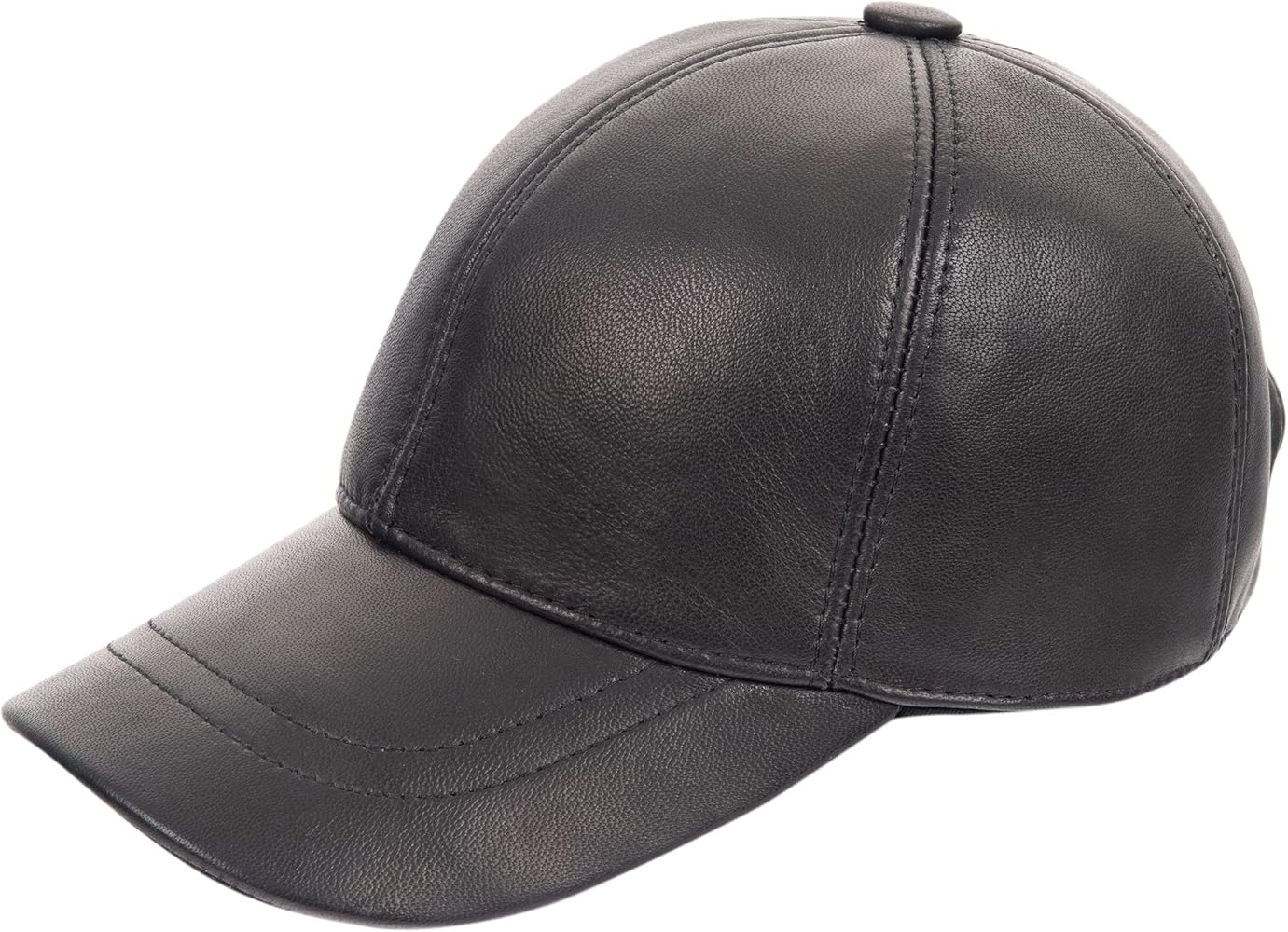 Zessano Genuine Leather Unisex Baseball Cap - 100% Sheep Leather