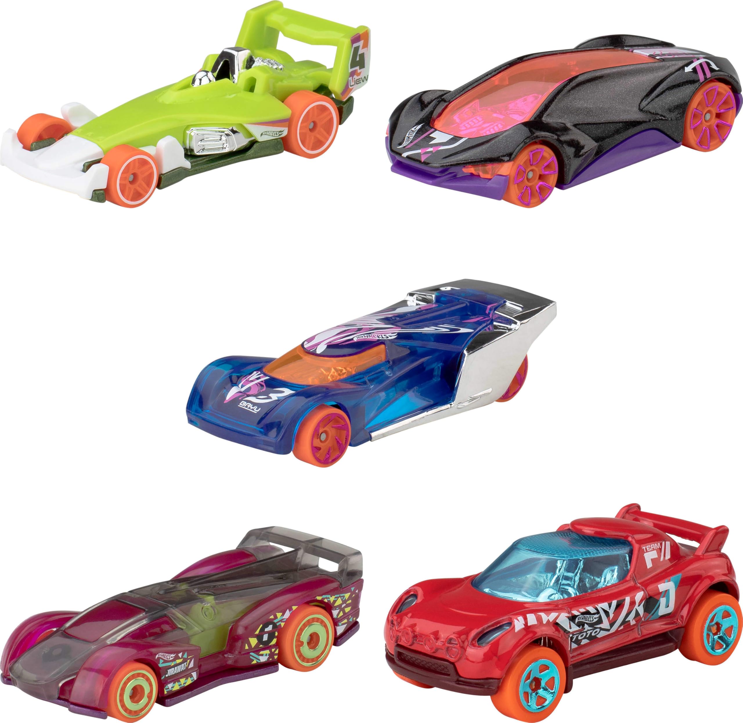 Amazon.com: Hot Wheels 5-Pack, 1:64 Scale, Modern & Vintage Models