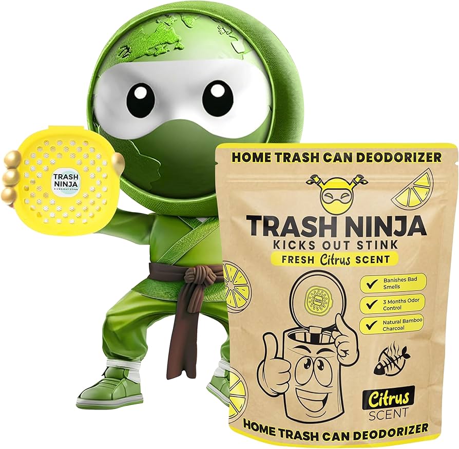 Amazon.com: Trash Ninja Trash Odor Eliminator – Long-Lasting