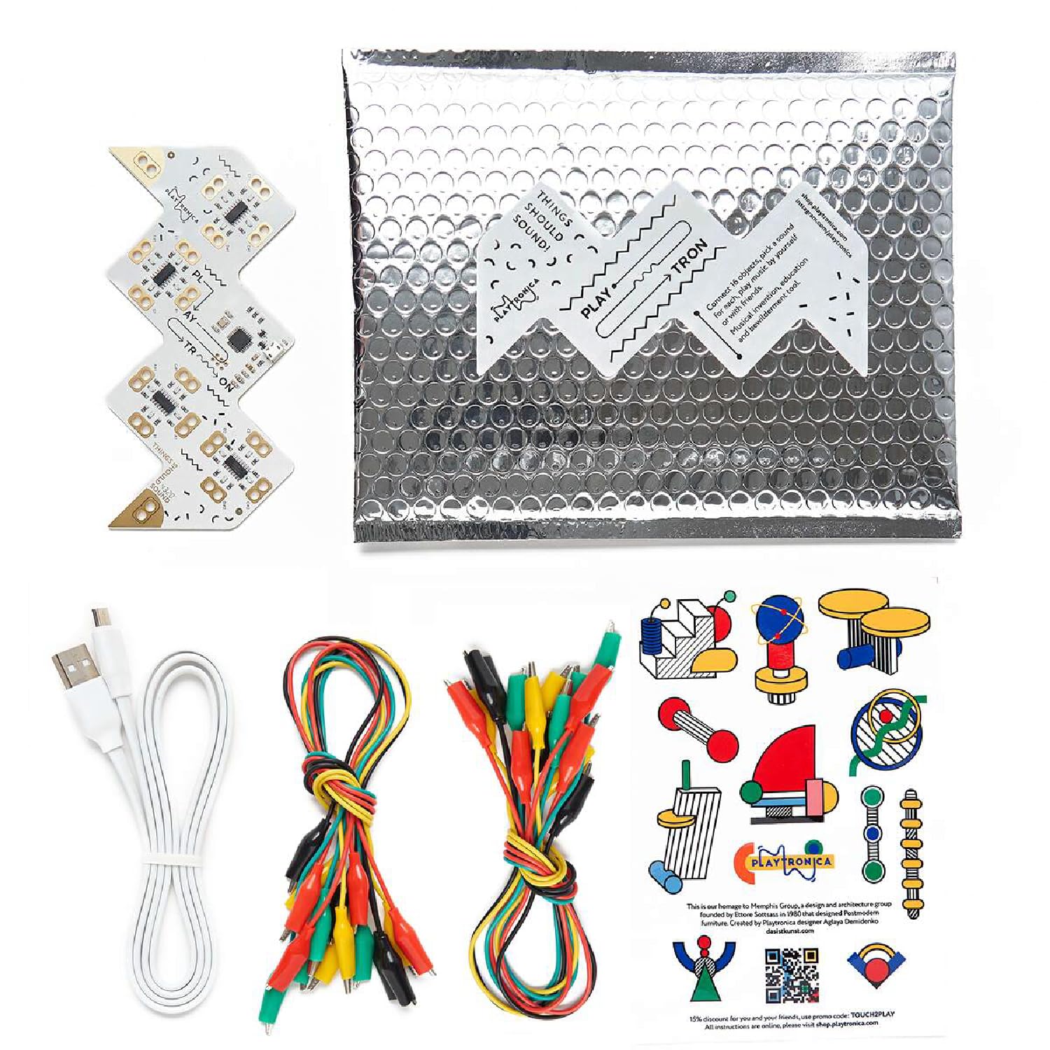 Amazon | Playtron | MIDIコントローラー | 最大16個の導電性