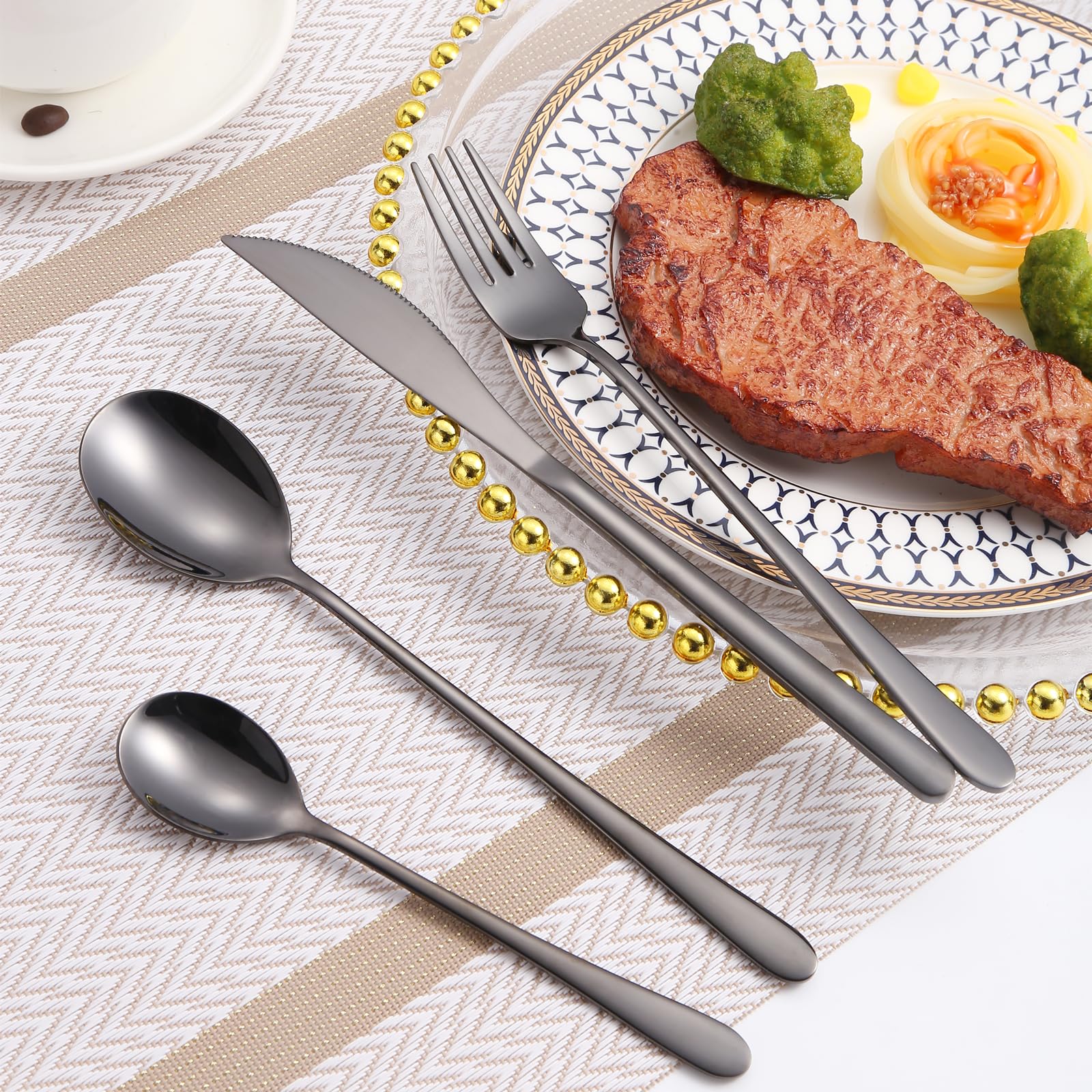 Amazon | OISHIA カトラリーセット ナイフ フォーク スプーン セット