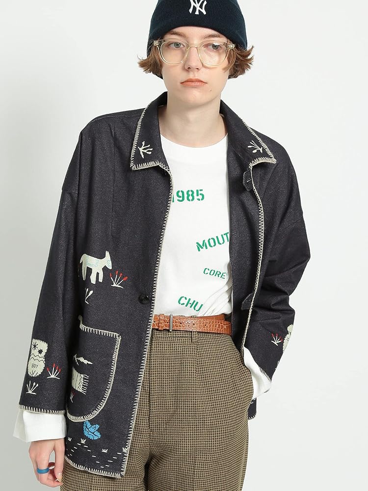 Amazon | (ビームスボーイ)BEAMS BOY/ブルゾン ボーイ メキシカン