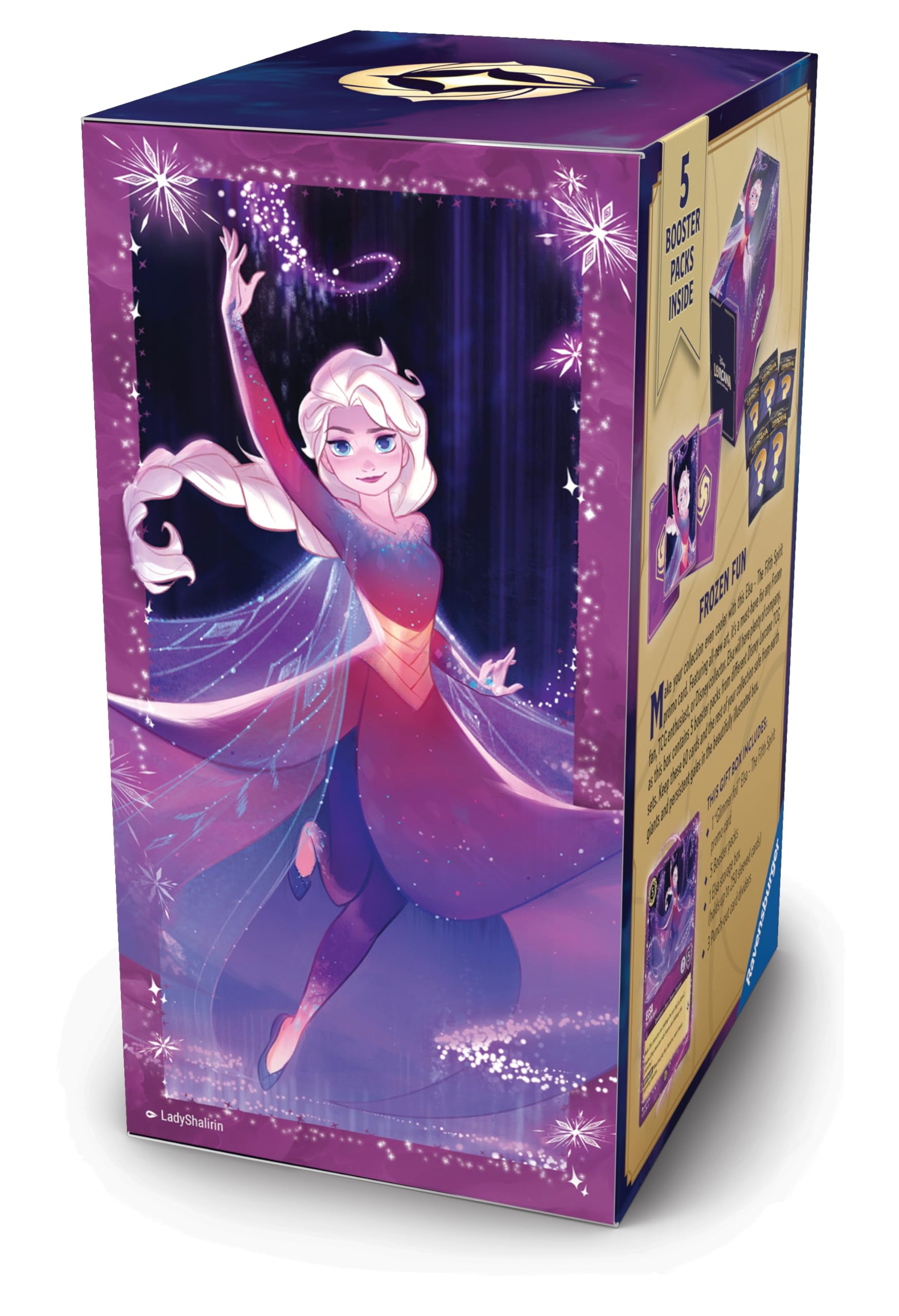Amazon.com: Ravensburger Disney Lorcana TCG: Elsa Gift Box – 5