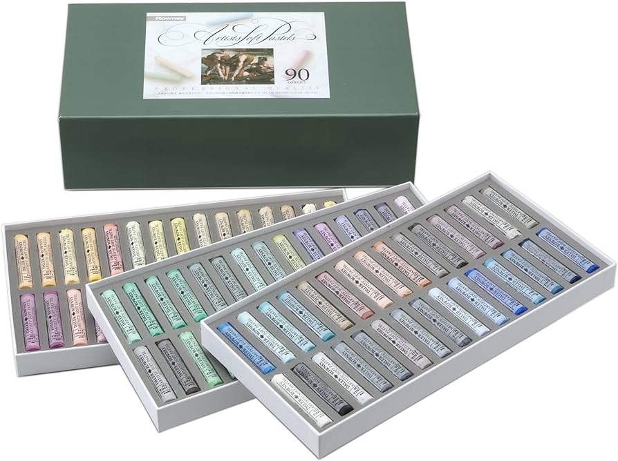 Amazon | ラウニー ソフトパステル 90色セット 紙箱セット | パステル 通販