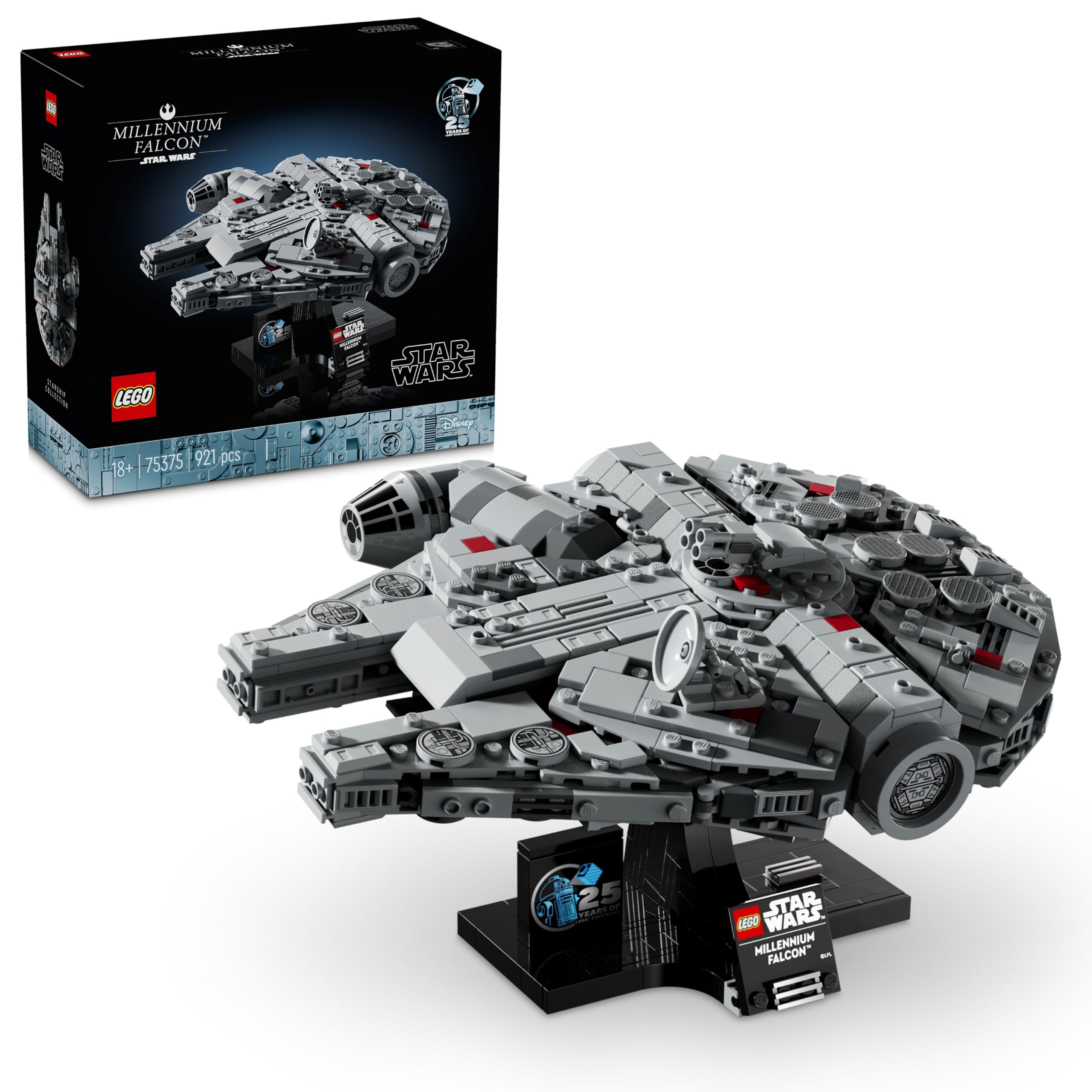 LEGO Star Wars 75375 Millenium Falcon - Spaceship Model for Adults