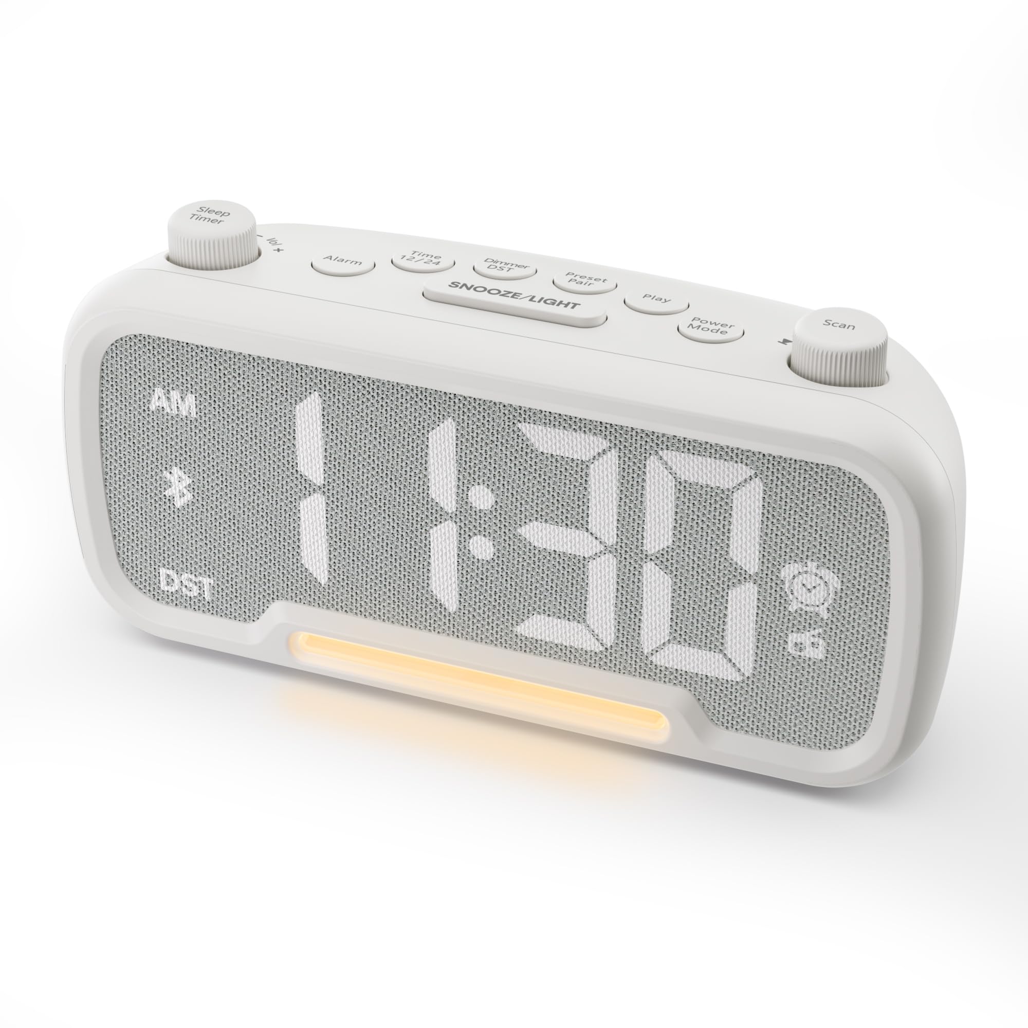 Amazon.com: Mesqool Alarm Clock with Bluetooth Speaker, FM Radio