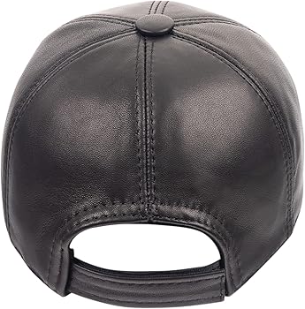 Zessano Genuine Leather Unisex Baseball Cap - 100% Sheep Leather